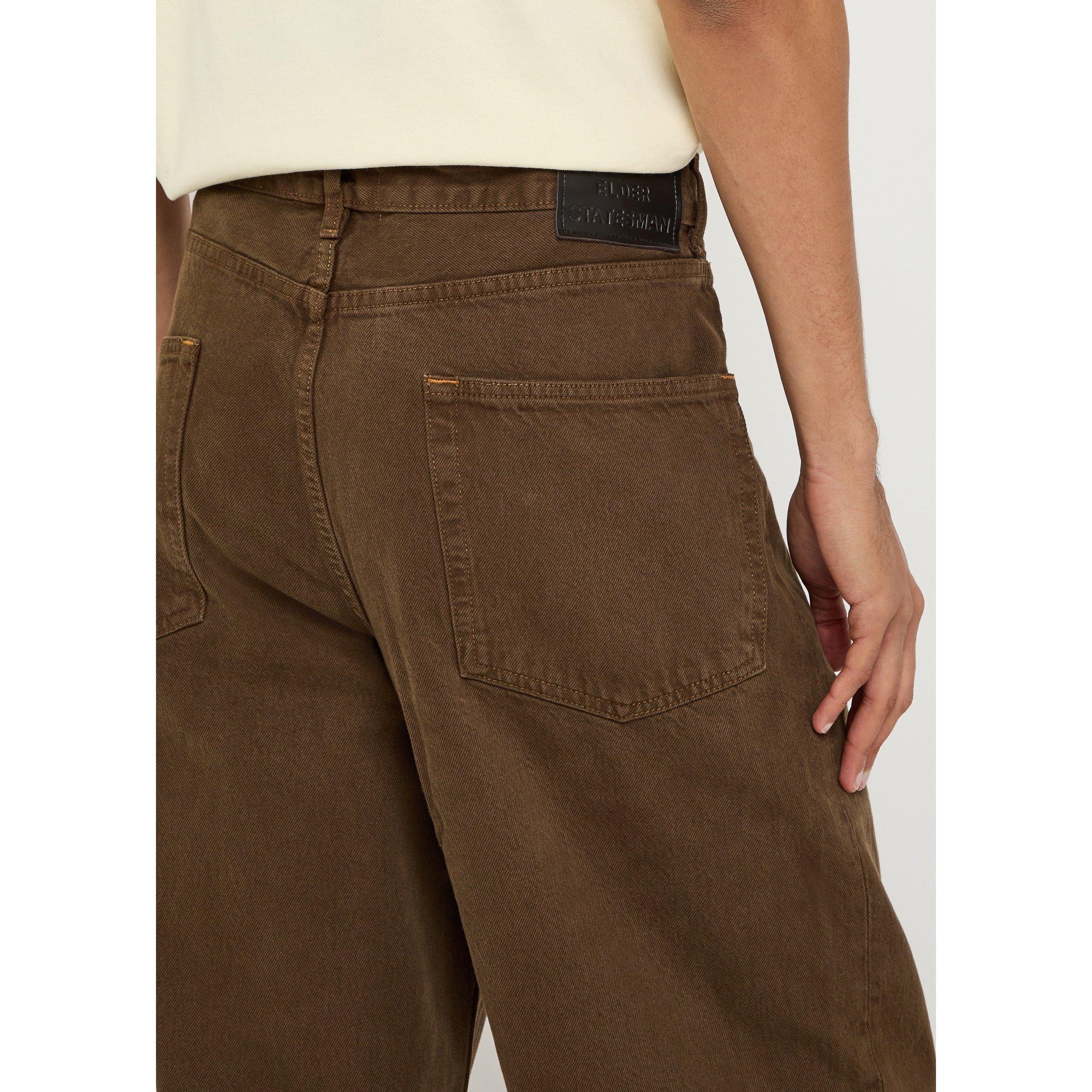 BROWN - The Elder Statesman - TES HUNTER DENIM JEAN - 4