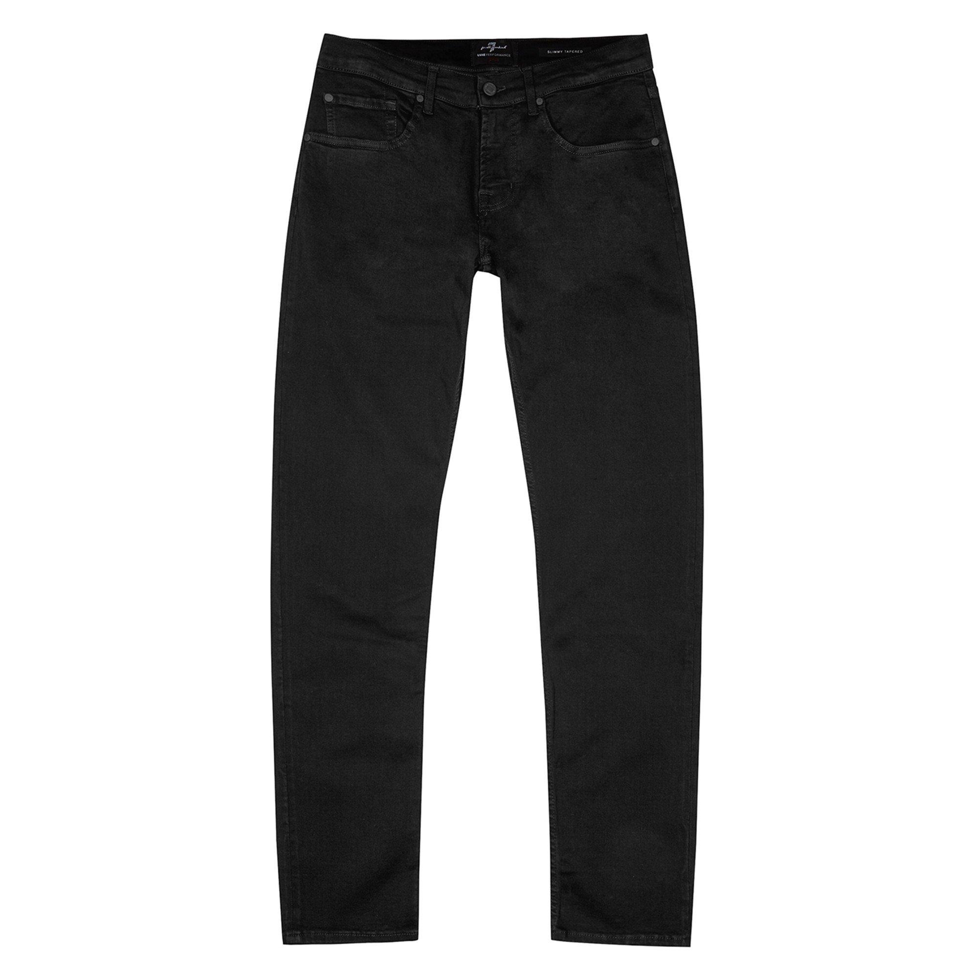 BLACK - 7 For All Mankind - 7FAM JN SLIMMYTAP LUXPP BLACK - 1