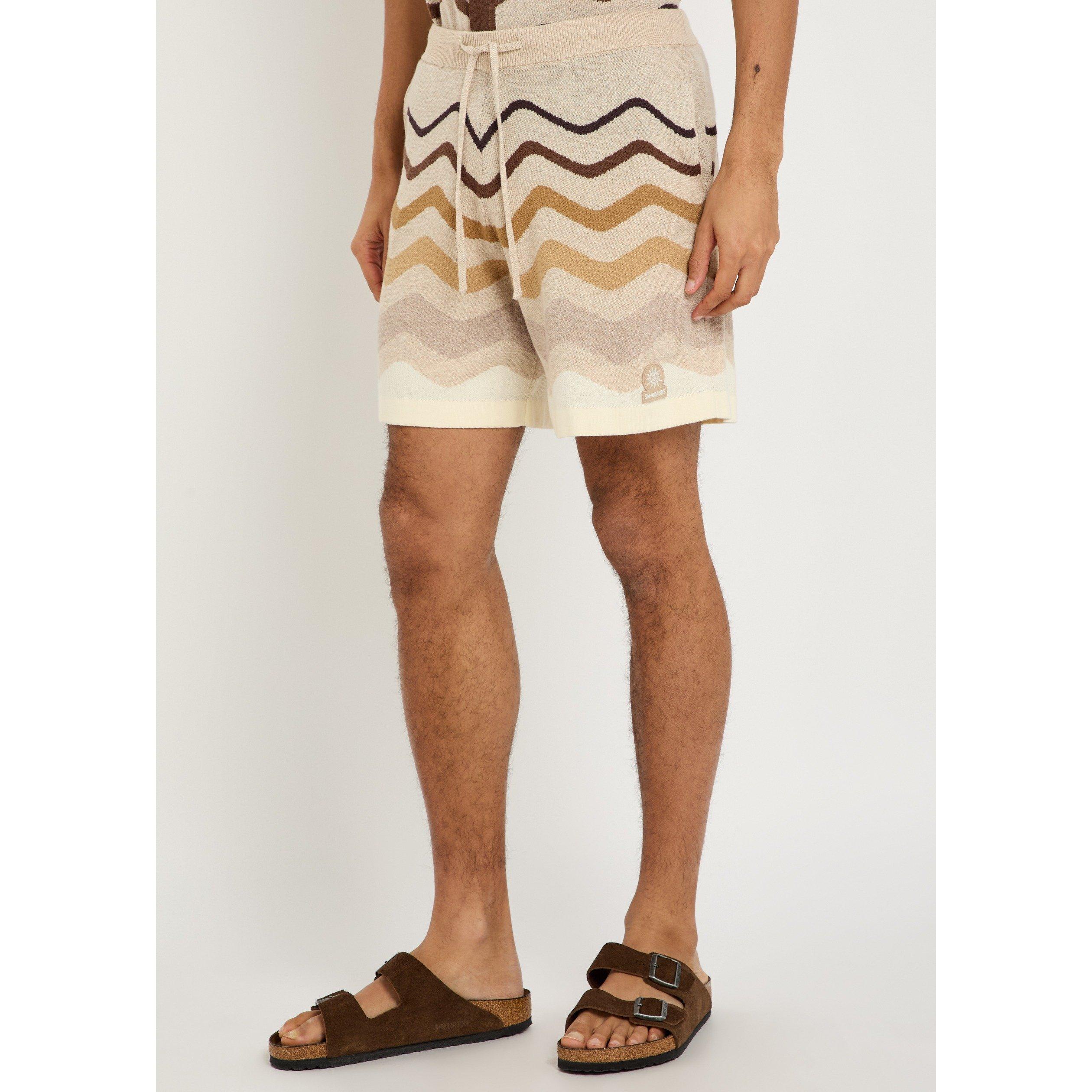 BEIGE AND OTHER - Sandbanks - SB SHRTS KNIT GRADIENT STRPE - 2