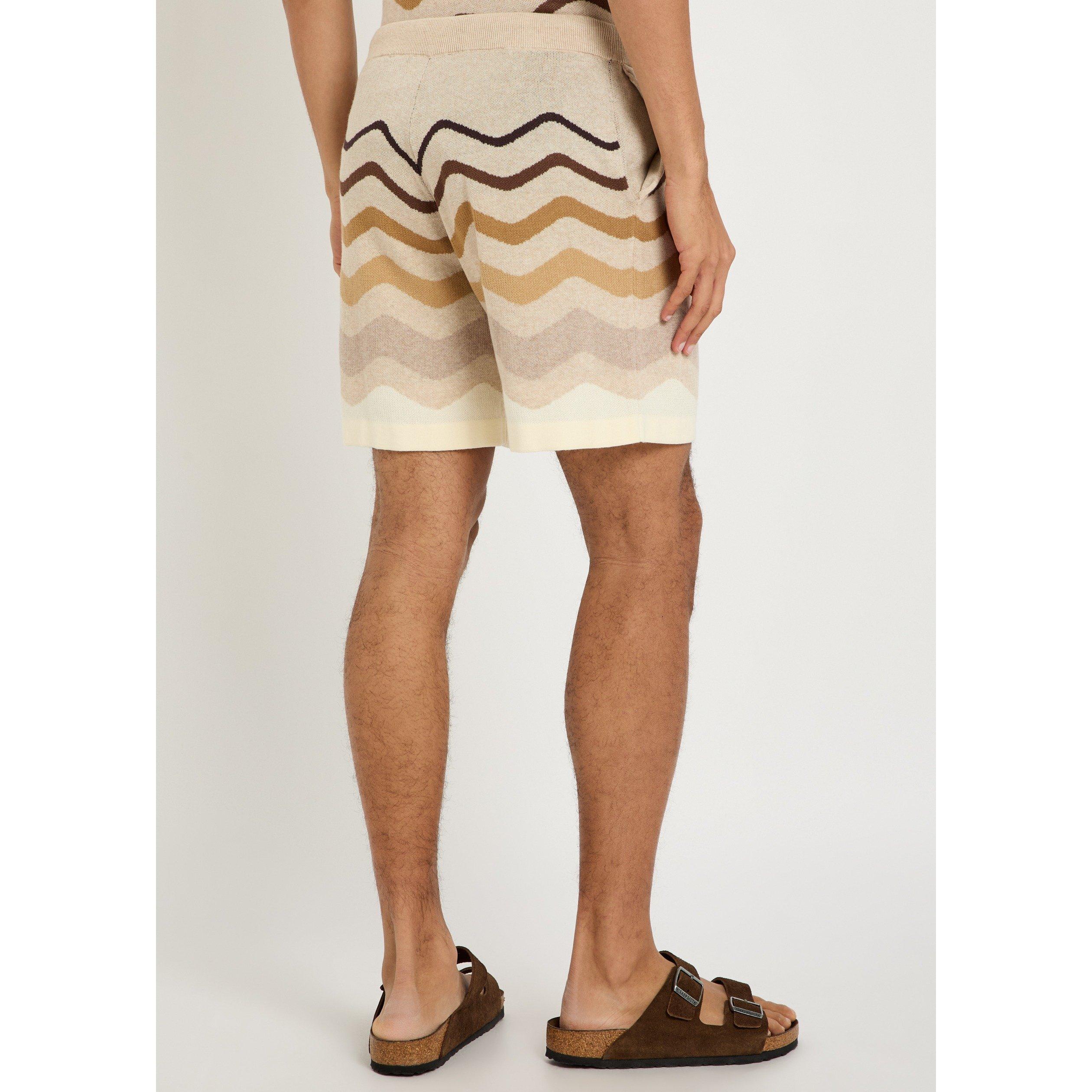 BEIGE AND OTHER - Sandbanks - SB SHRTS KNIT GRADIENT STRPE - 3
