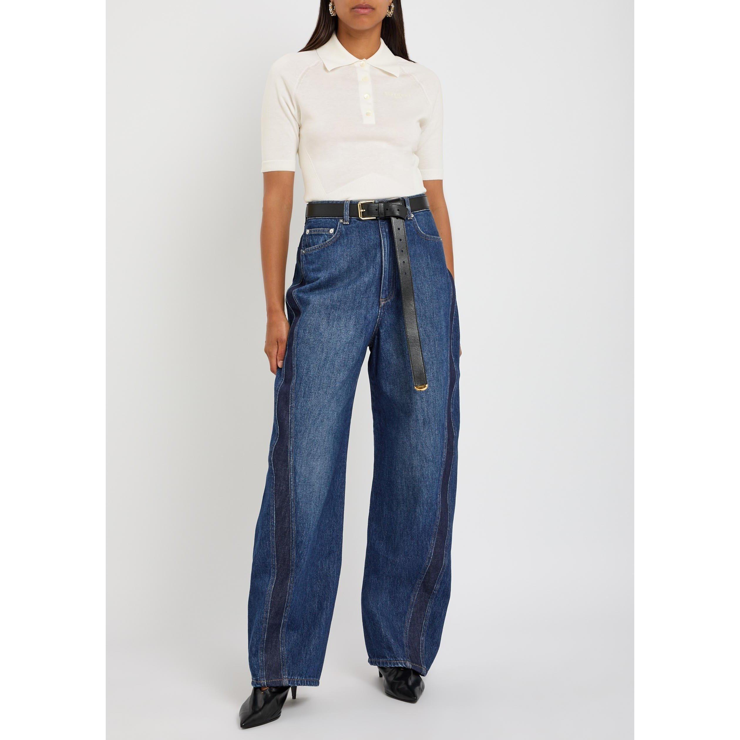 IVORY - GIVENCHY - CROPPED SHORT SLEEVE POLO - 5