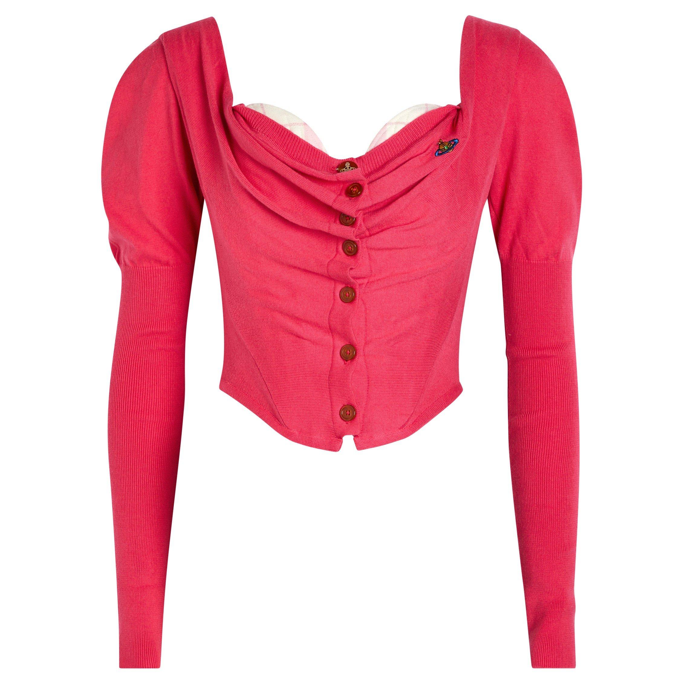 RED - Vivienne Westwood - BEA CORSET CARDI