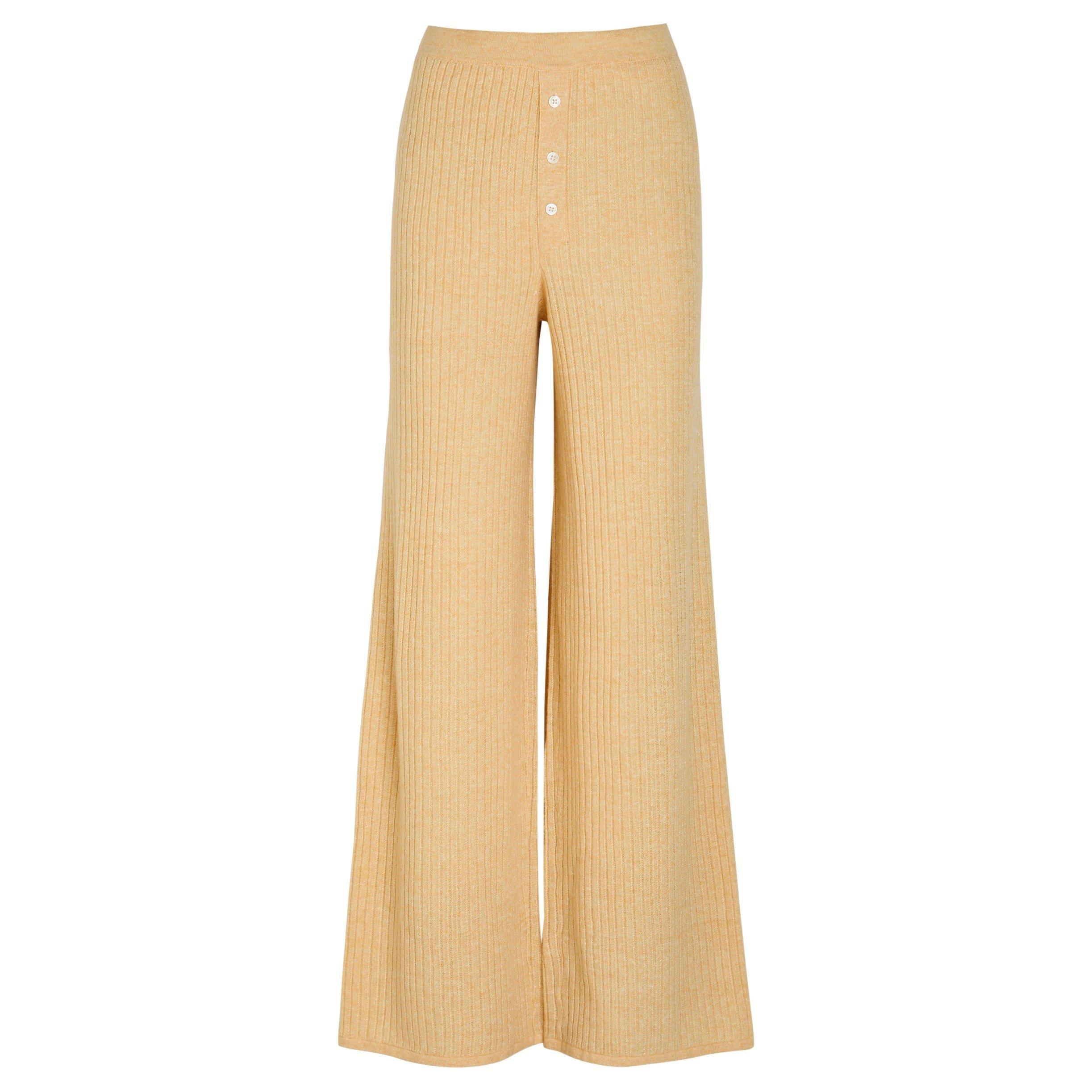 YELLOW - Guest in Residence - RIB EVERYWEAR PANT