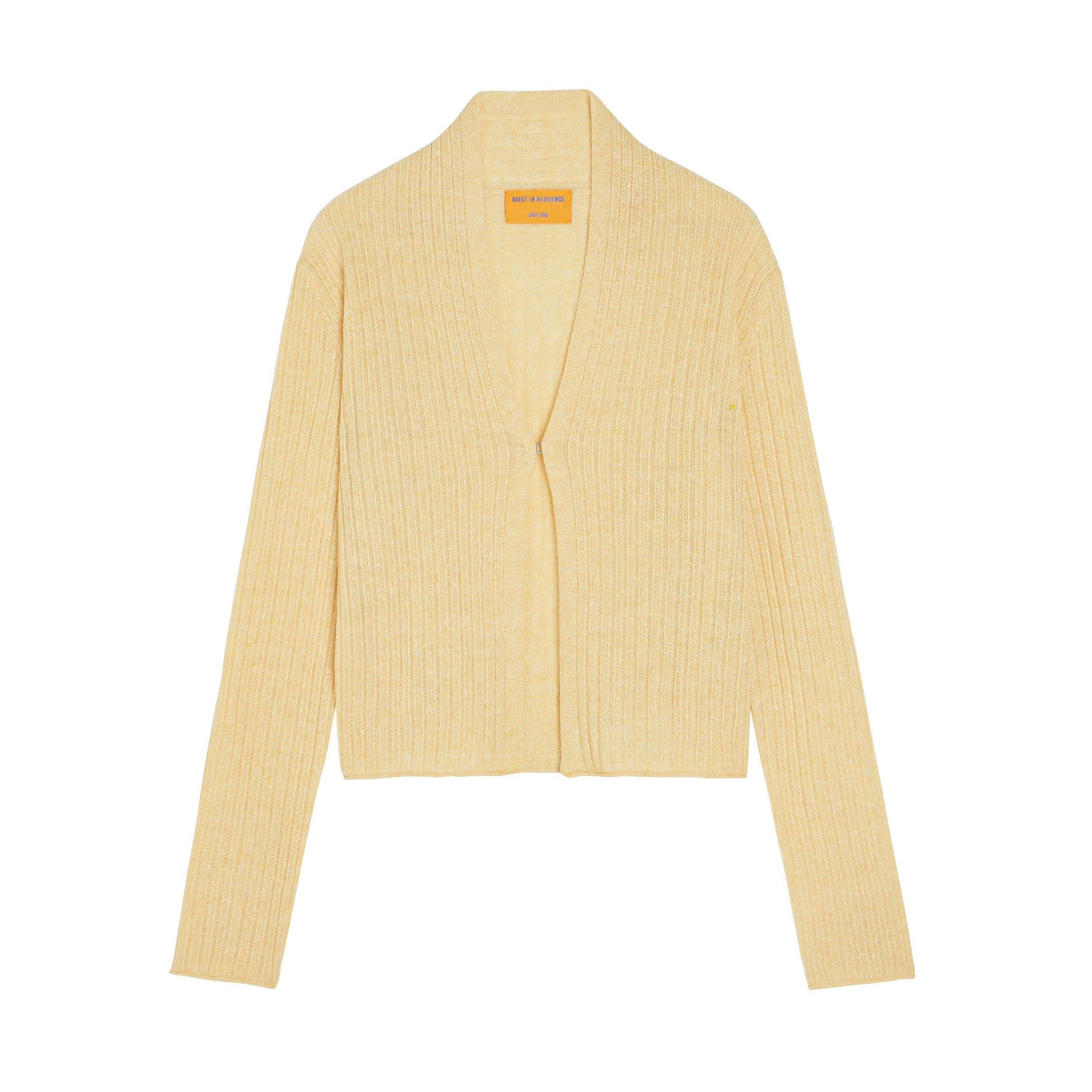 YELLOW - Guest in Residence - RIB STEALTH CARDIGAN