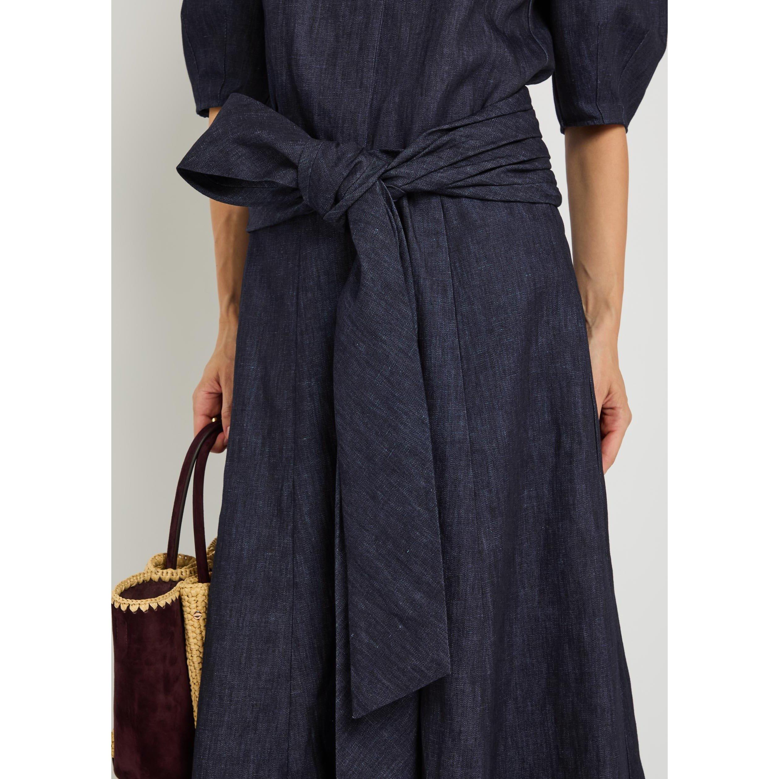 DENIM - Gabriela Hearst - Women's Zivan Cotton Flared Midi Skirt - 4