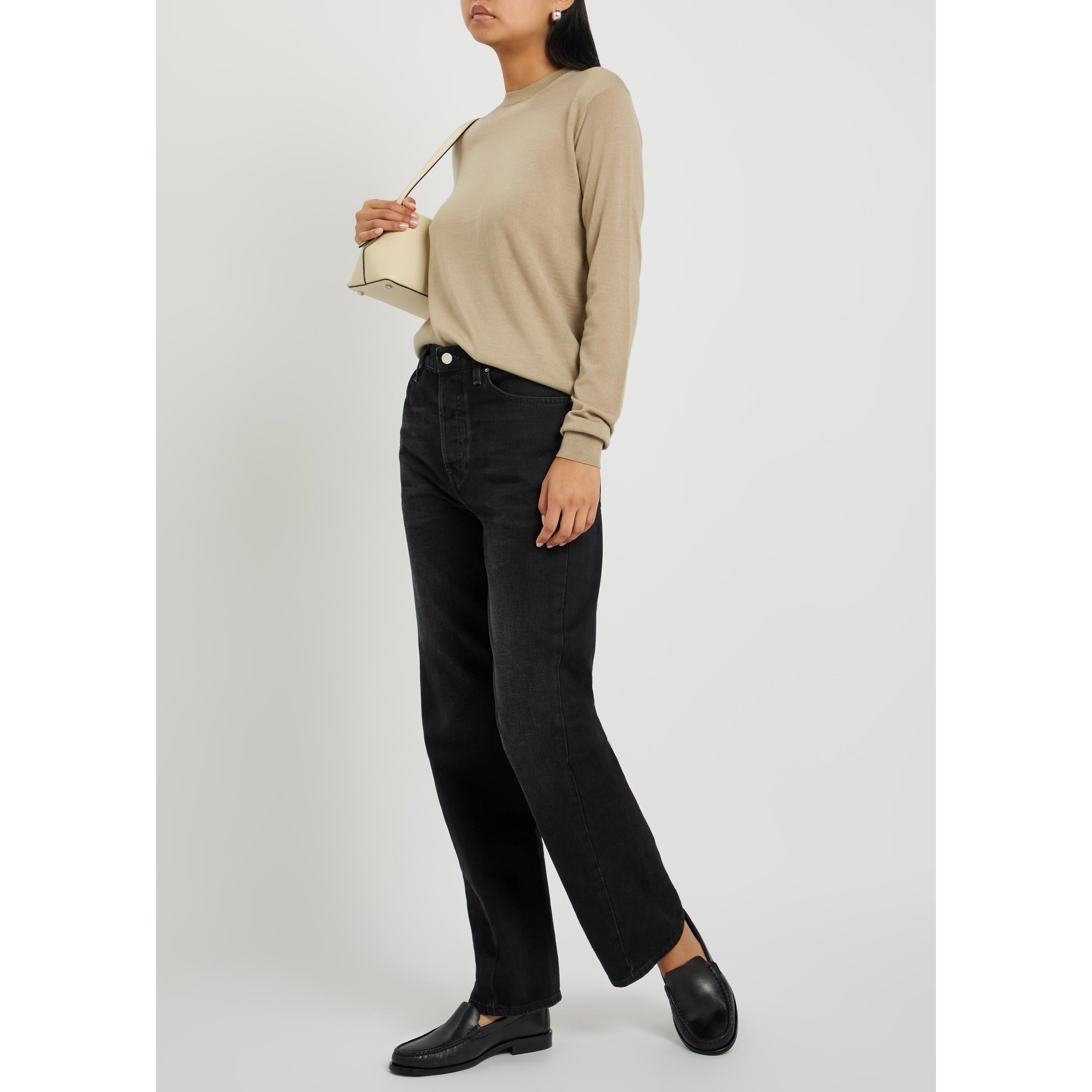 BEIGE - Toteme - Women's Wool Fine Knit Crew-Neck Jumper - 5