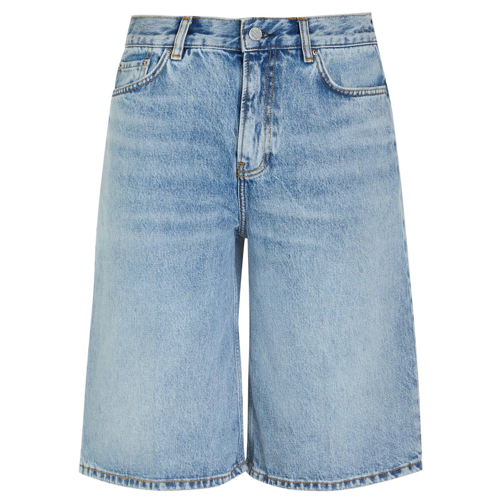 LIGHT BLUE - Toteme - DENIM BOARD SHORTS