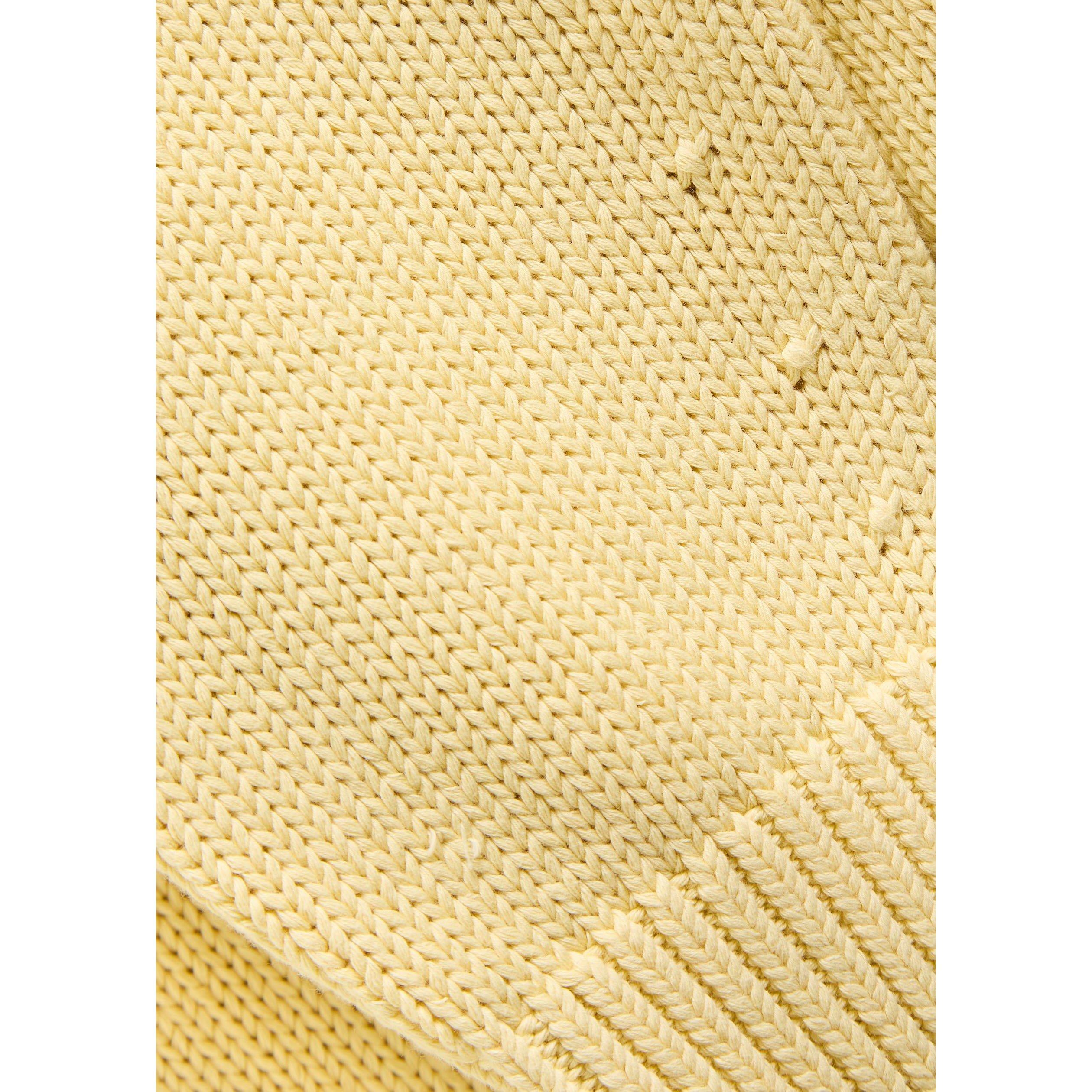 YELLOW - Toteme - Women's Cotton Oversized-Fit Crew-Neck Jumper - 4
