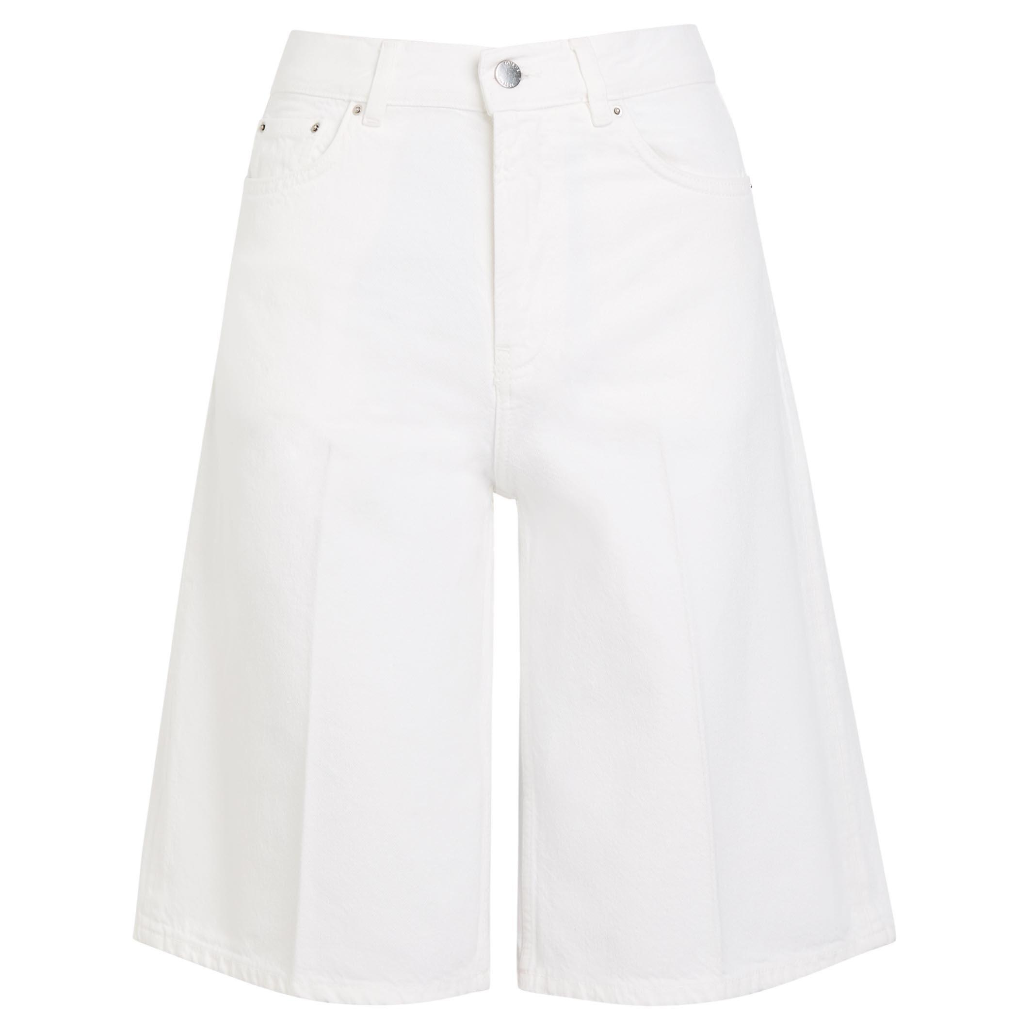 WHITE - Toteme - DENIM BOARD SHORTS