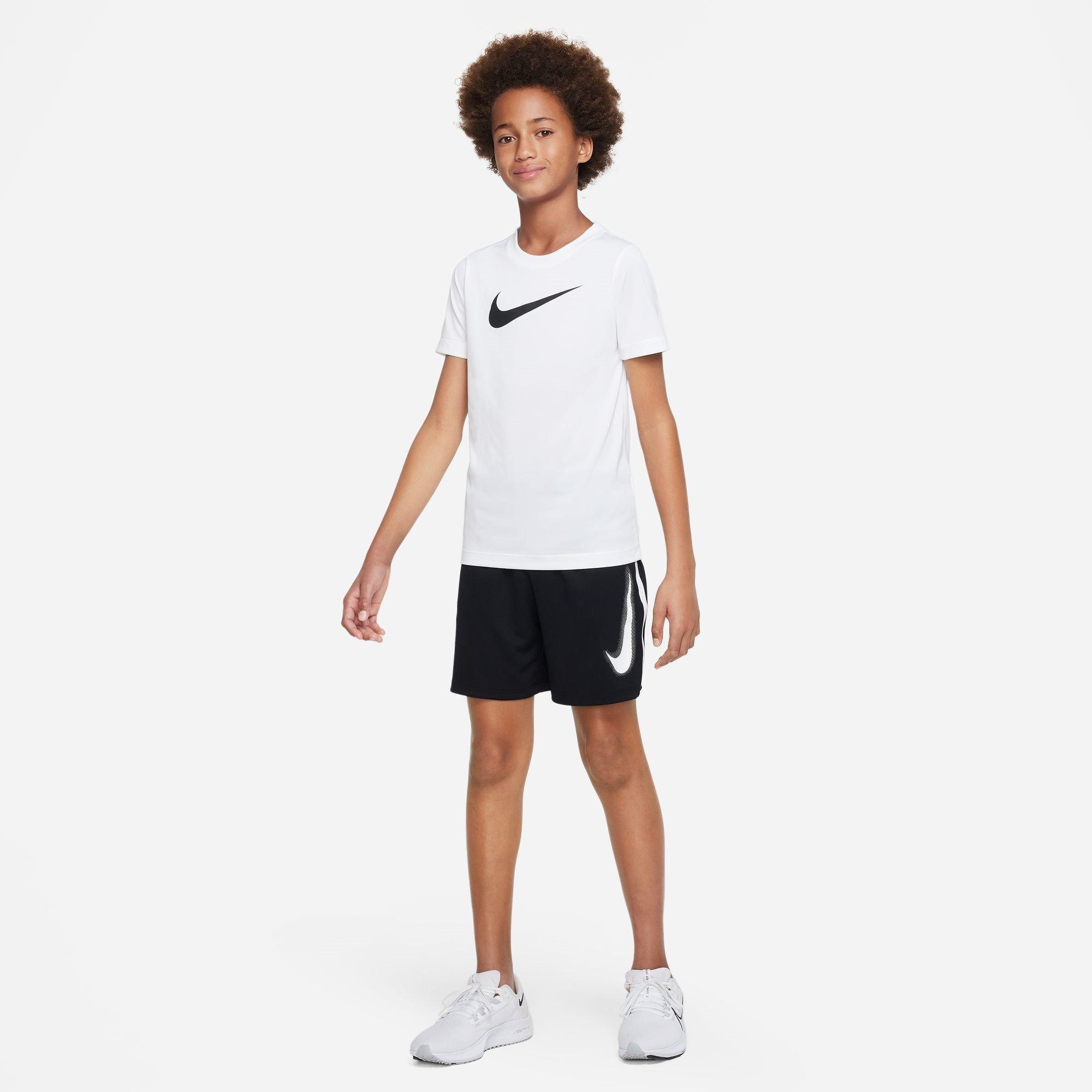 Schwarz - Nike - Multi Big Kids' (Boys') Dri-FIT Graphic Training Shorts - 6