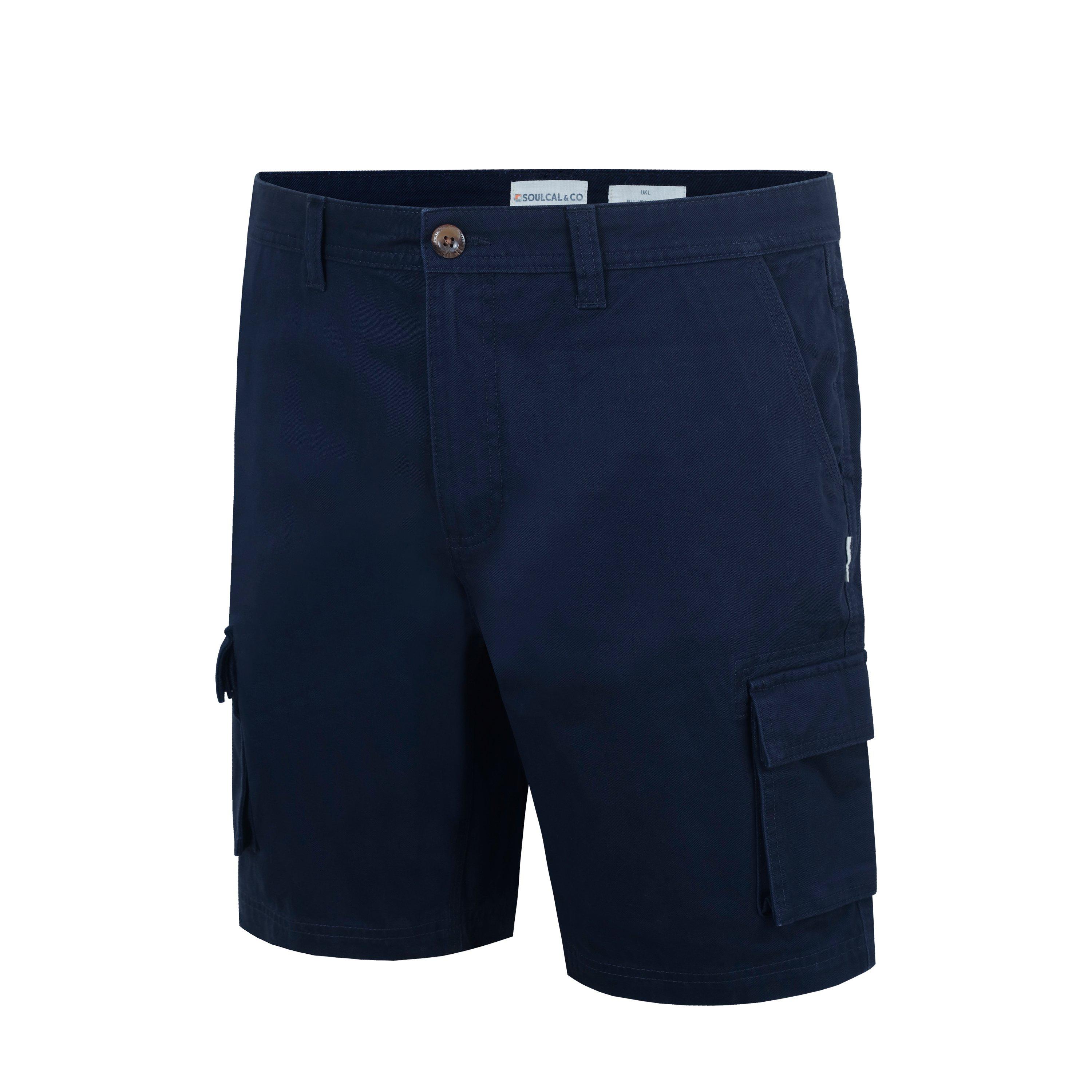 Marineblå - SoulCal - Utility Shorts - 3