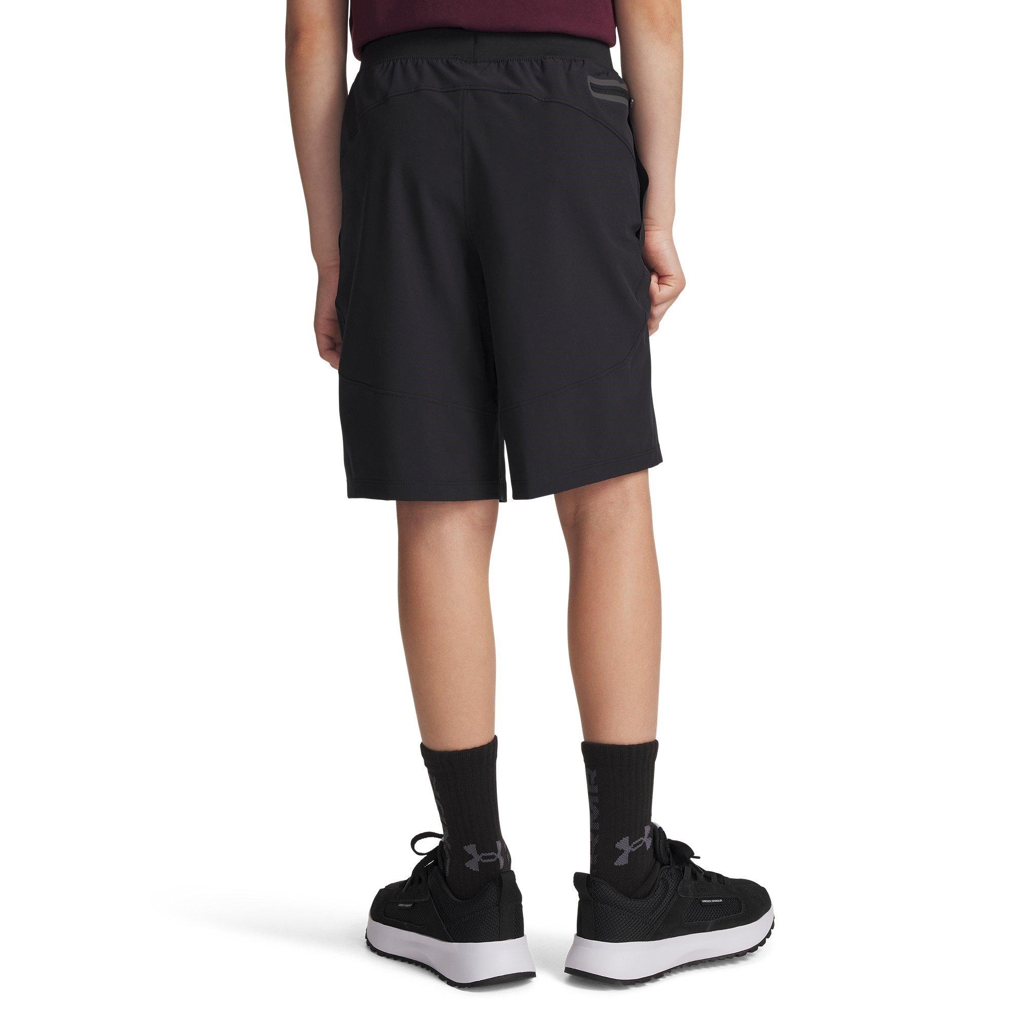 Black/Pitch Gra - Under Armour - Unstoppable Shorts Boys - 4