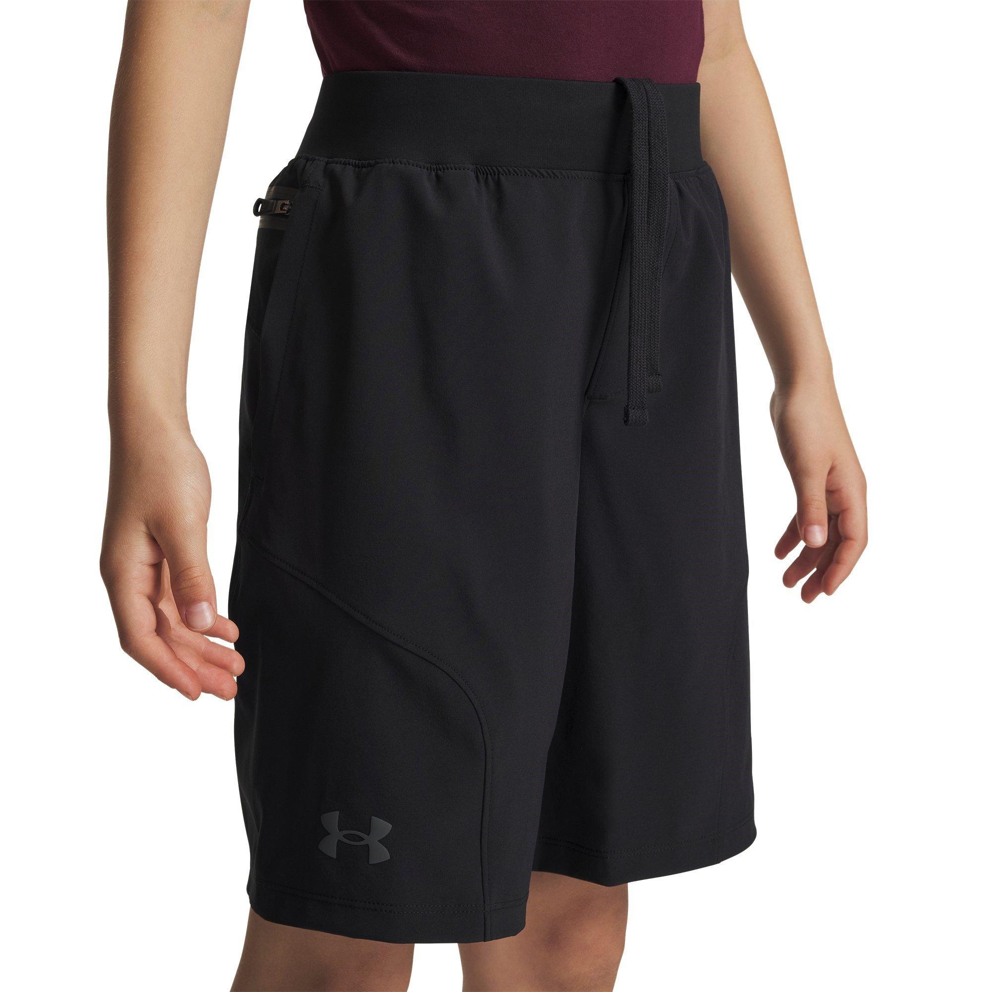 Black/Pitch Gra - Under Armour - Unstoppable Shorts Boys - 5