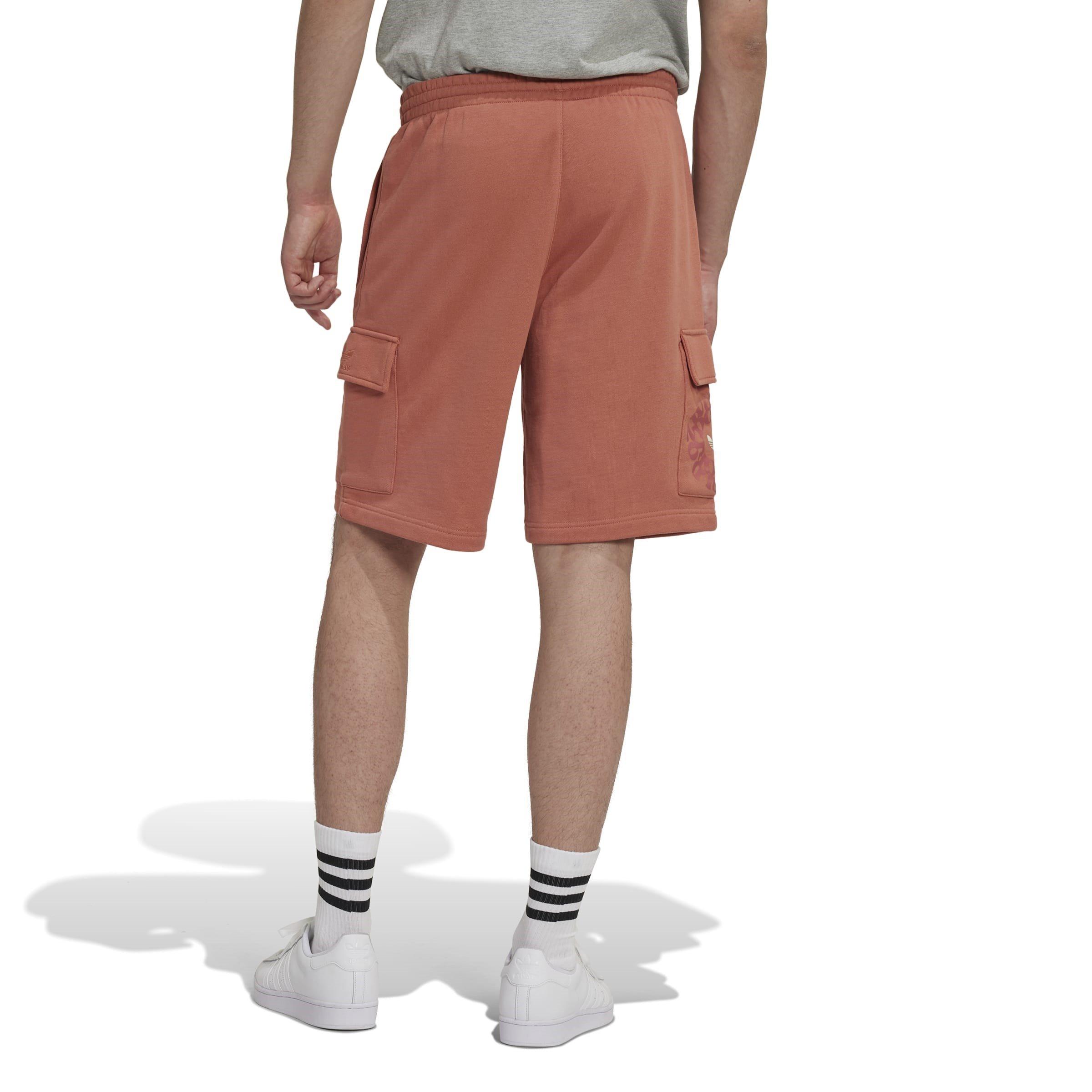 Brown - adidas Originals - Graphic Ozworld Cargo Shorts - 3
