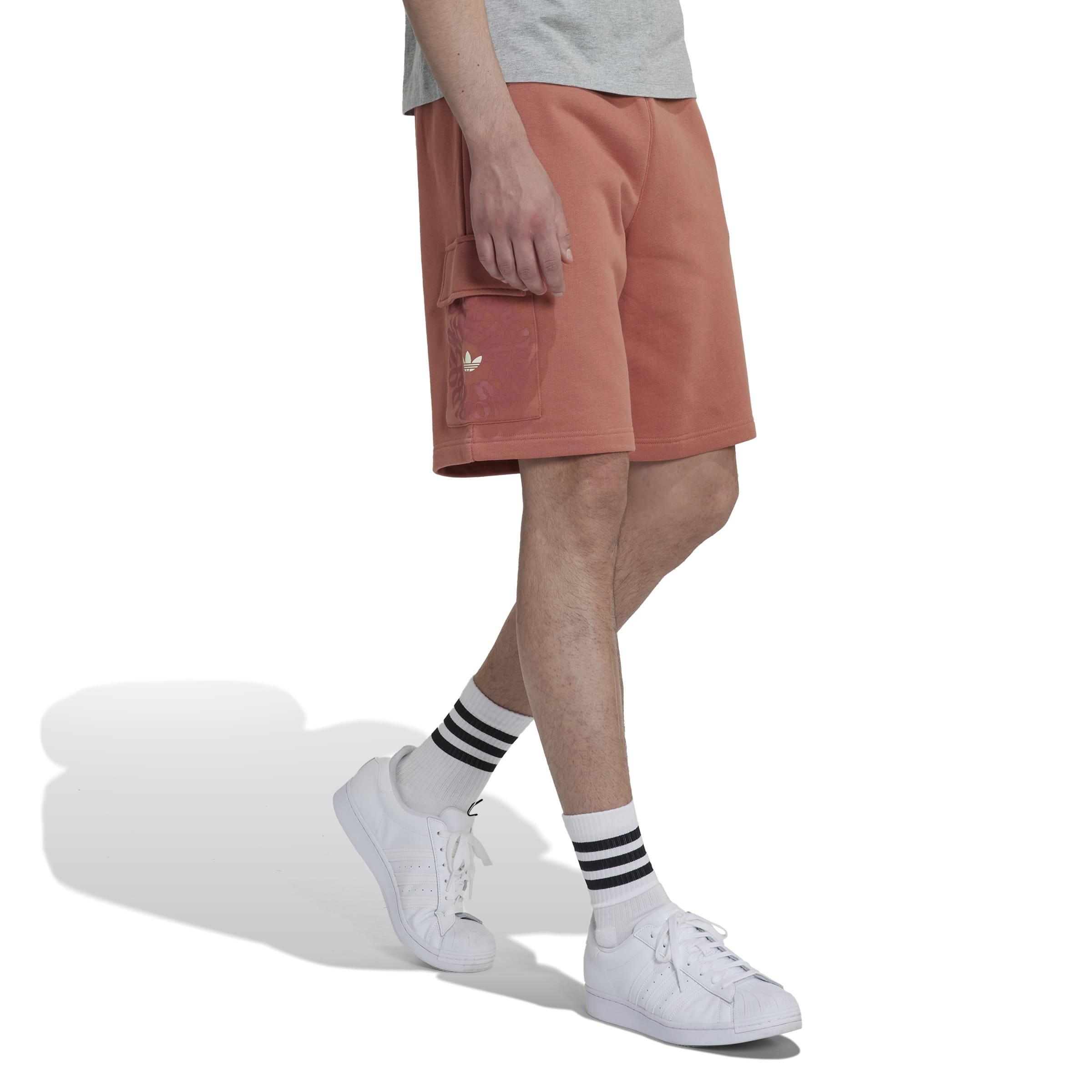 Brown - adidas Originals - Graphic Ozworld Cargo Shorts - 4