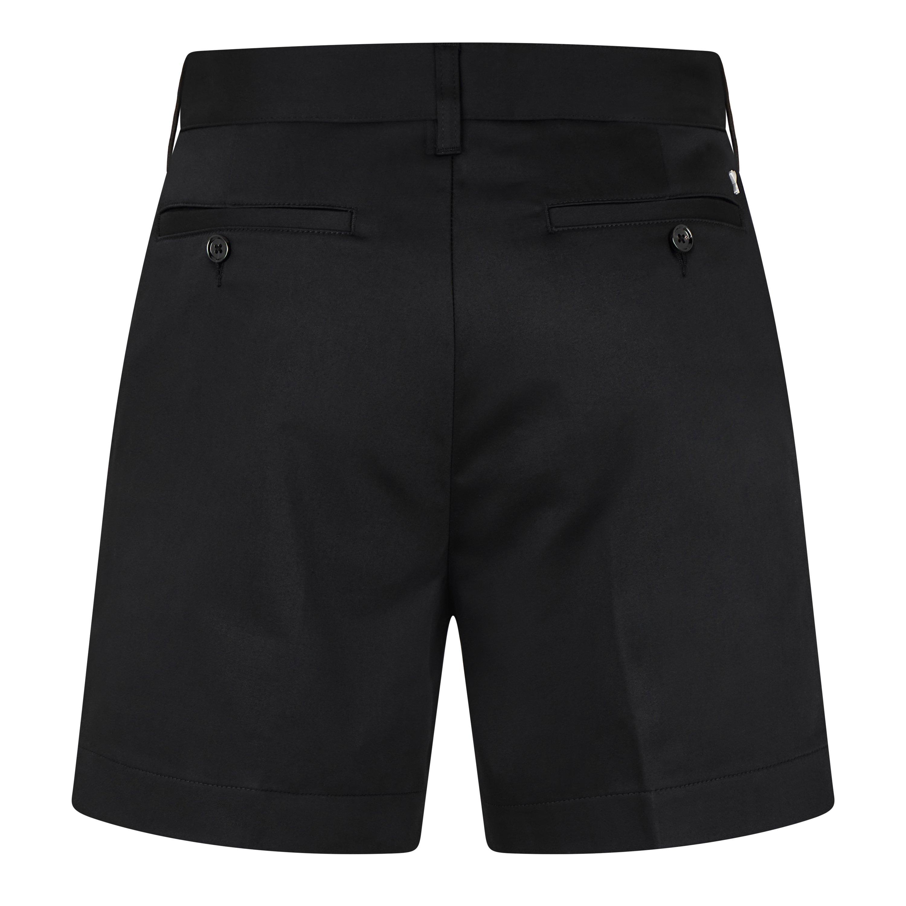 Black 001 - Ami Paris - Men's De Coeur Chino Shorts - 6