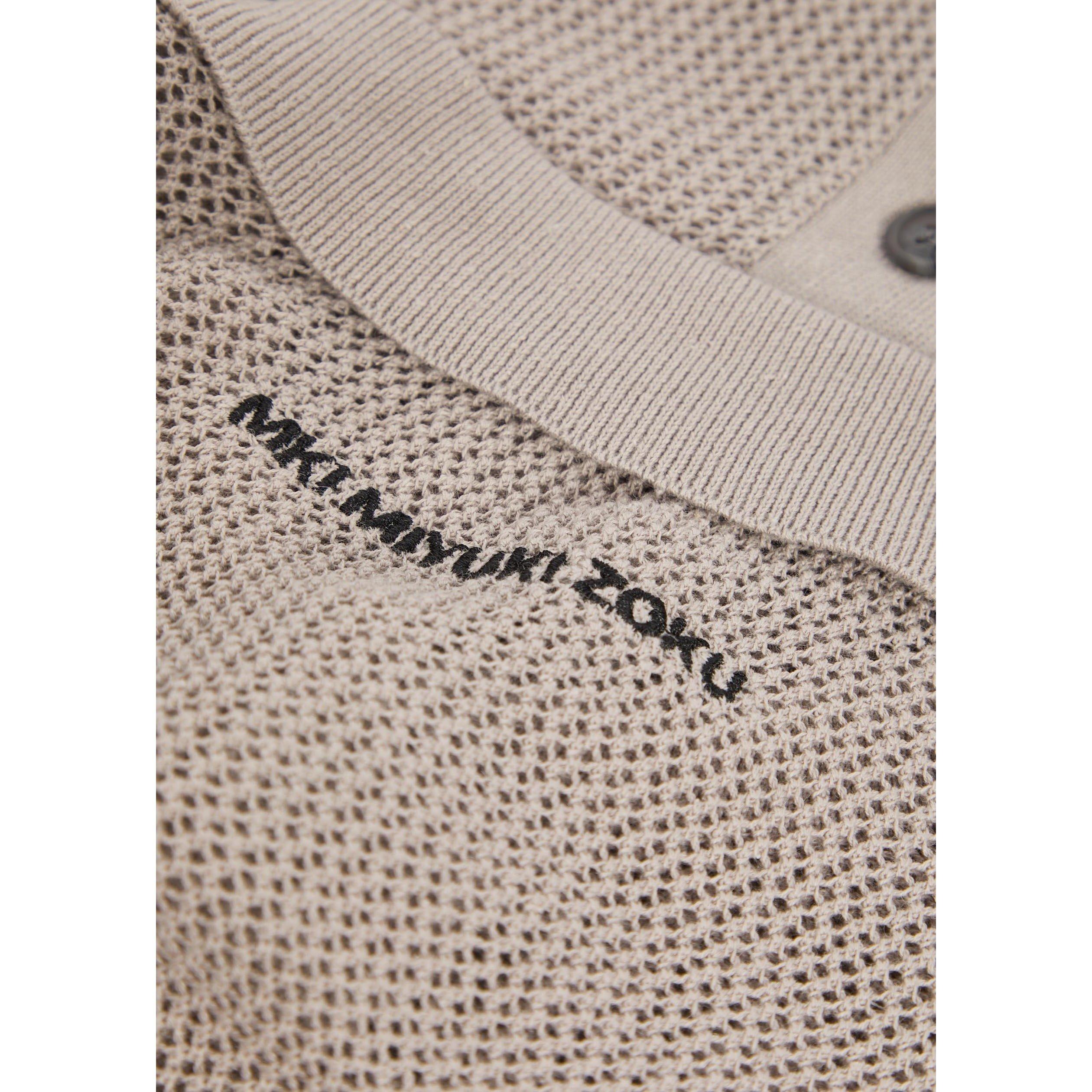 TAUPE - MKI MIYUKI ZOKU - MKI LINEN LOOSE KNIT CARDIGAN - 4