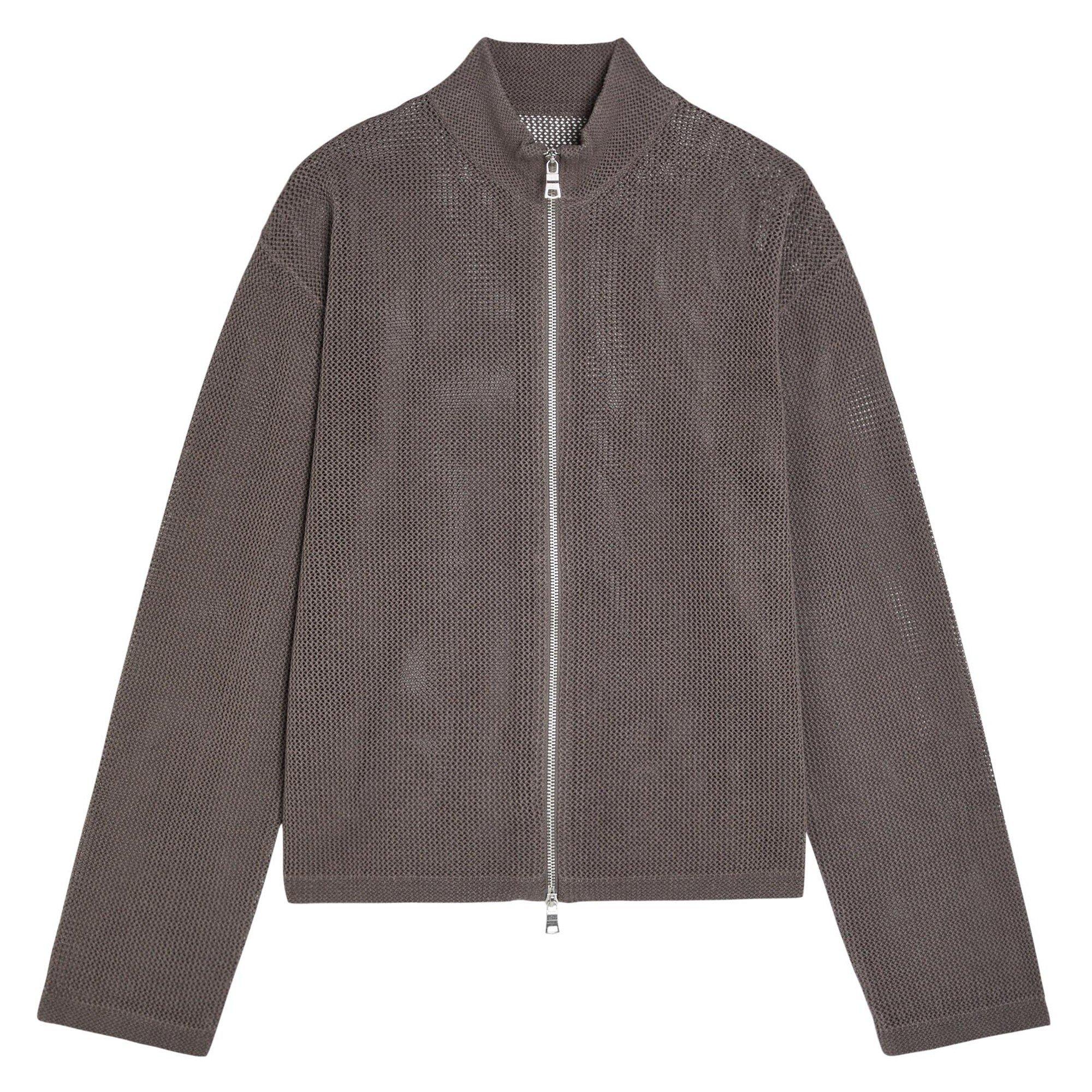 BROWN - MKI MIYUKI ZOKU - MKI LINEN LOOSE KNIT TRACK JAC