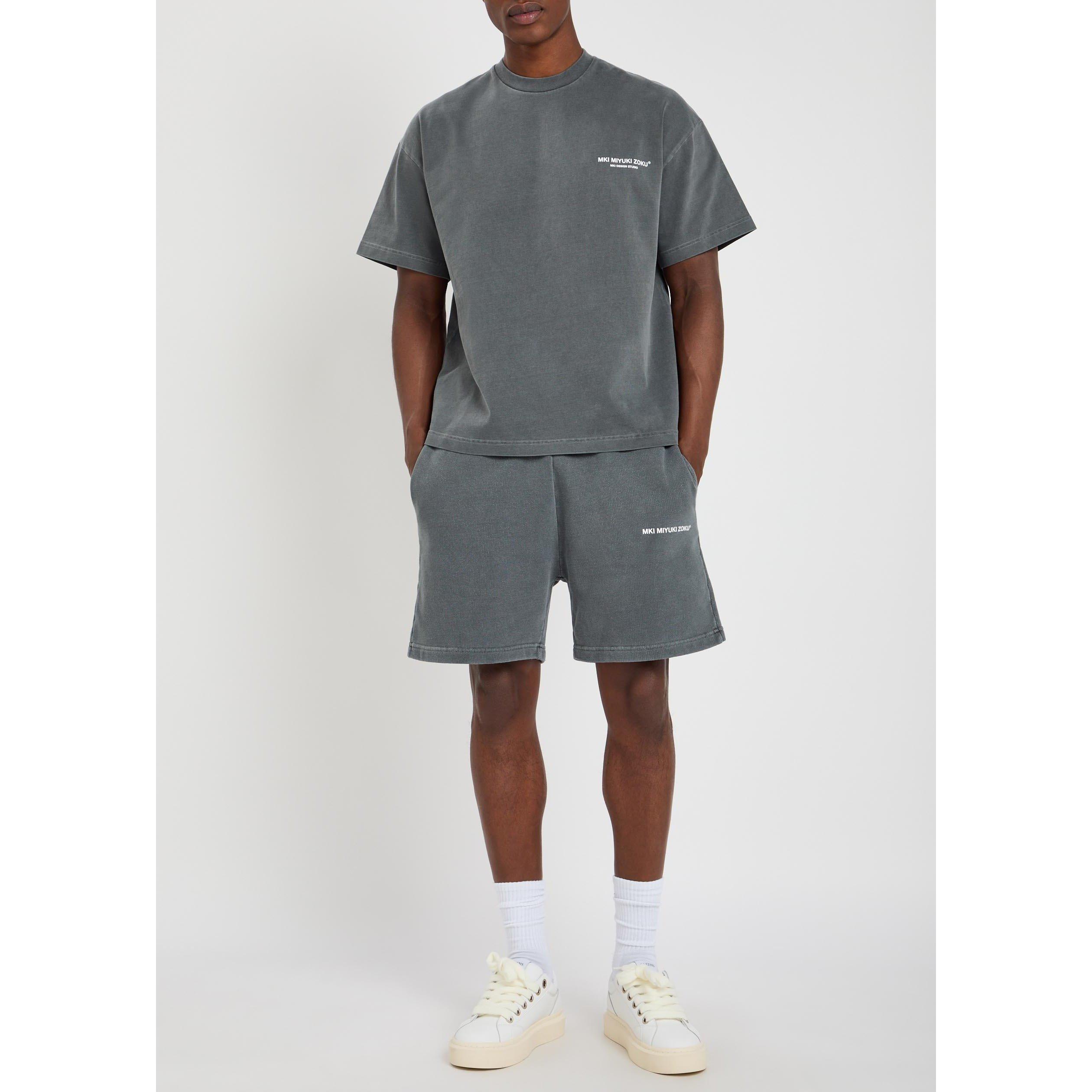 BLACK OTHER - MKI MIYUKI ZOKU - Men's Uniform Relaxed-Fit Jogger Shorts - 5