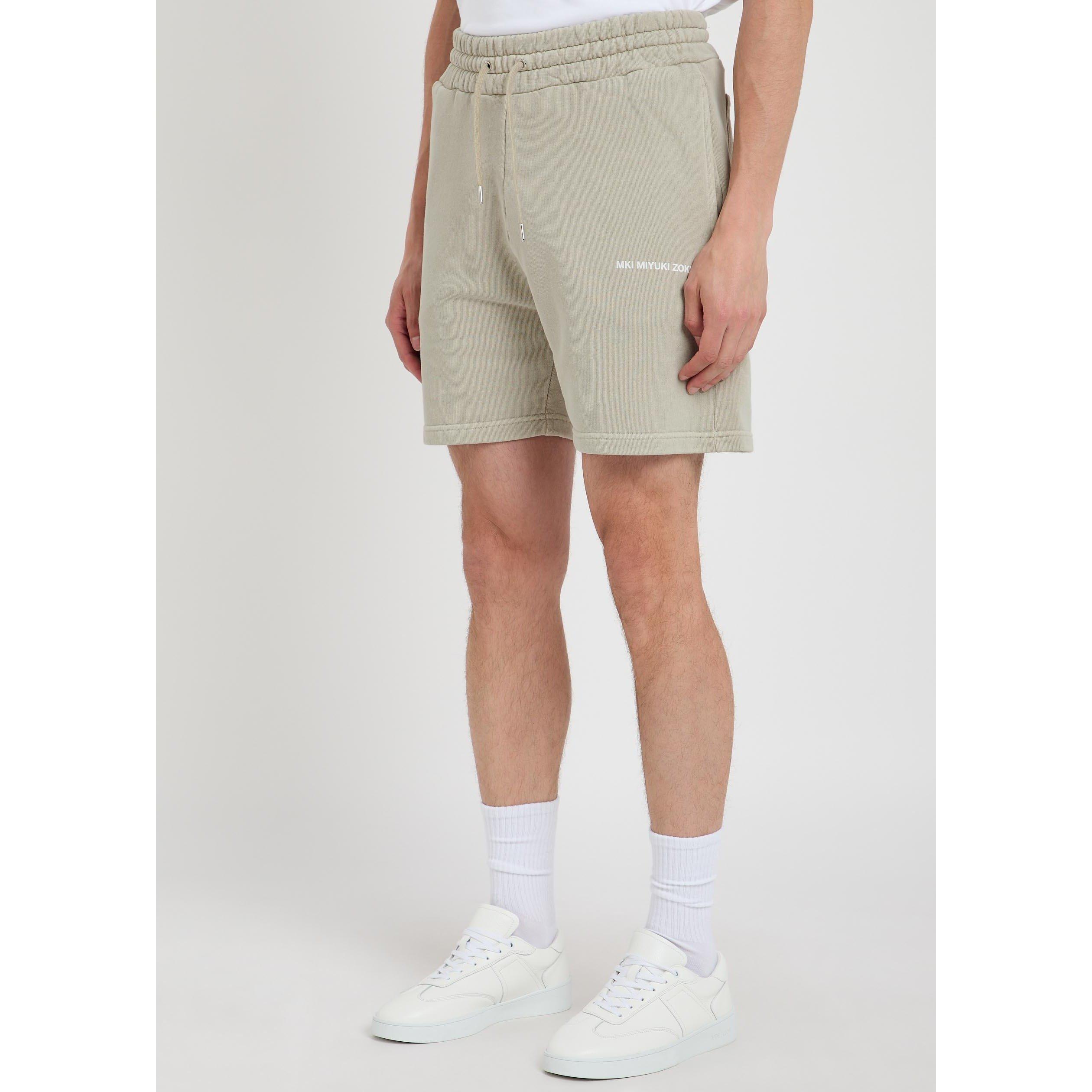 DARK GREY - MKI MIYUKI ZOKU - Men's Uniform Cotton Jogger Shorts - 2