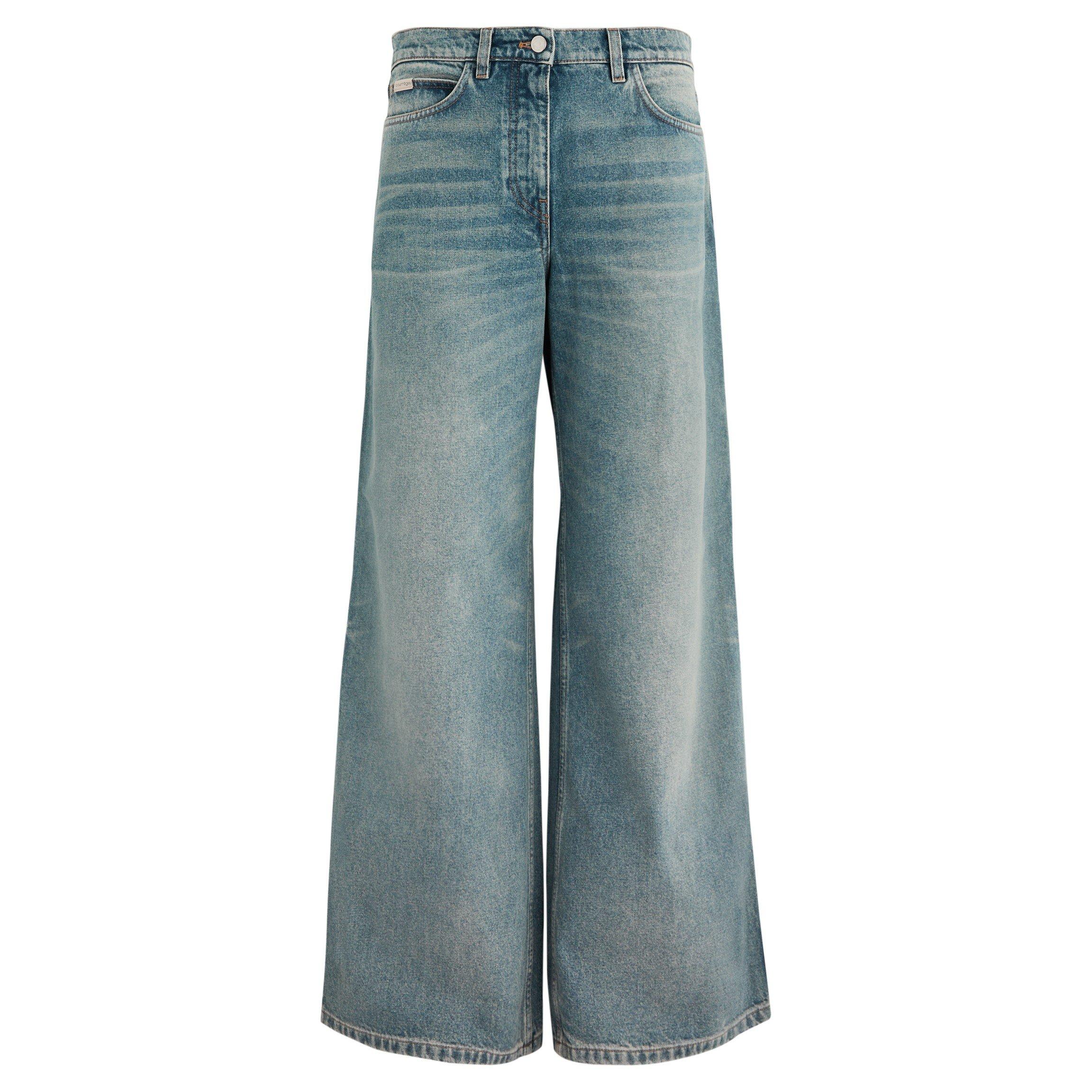 DENIM - Courreges - HAMMER DENIM BAGGY PANTS