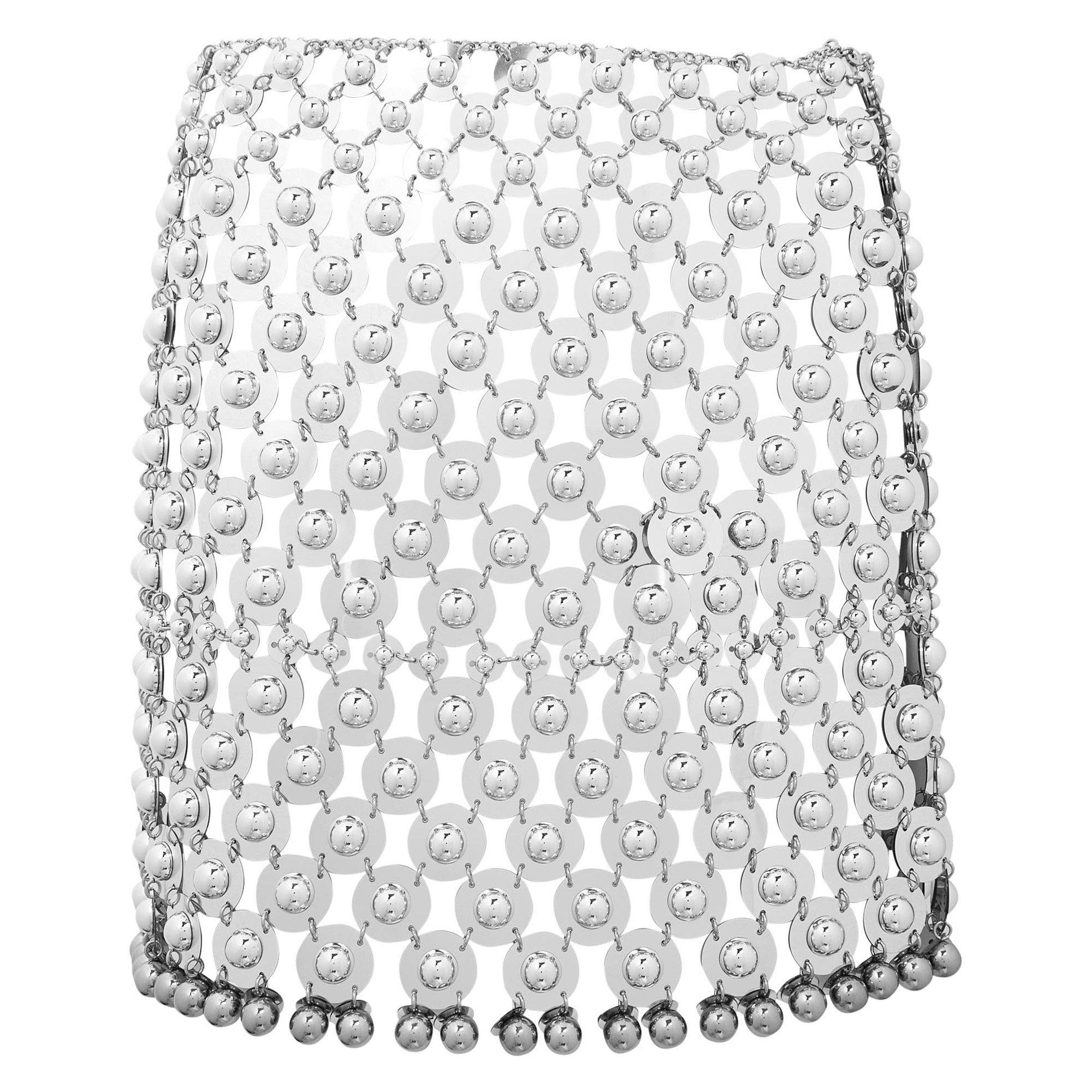 Rabanne Women's Embellished Mini Skirt