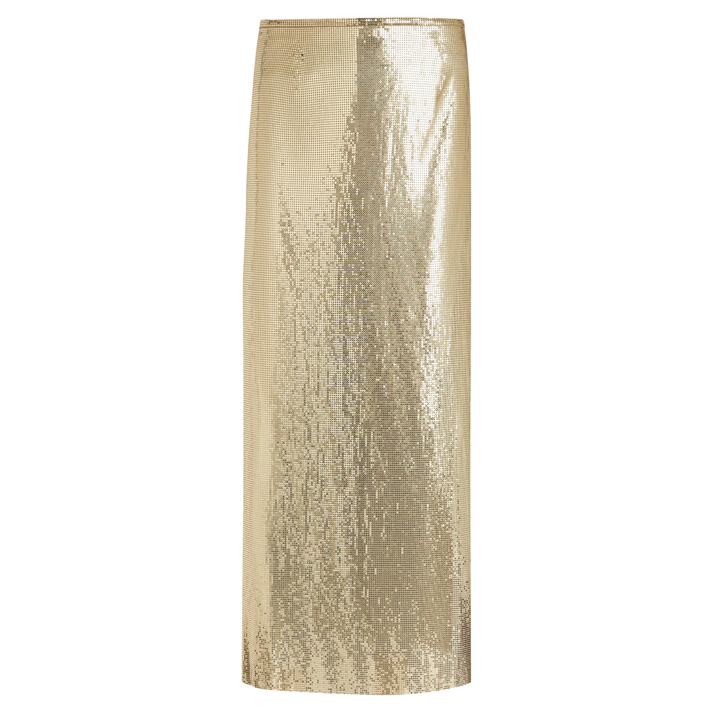 Rabanne Women's Chainmail Maxi Skirt