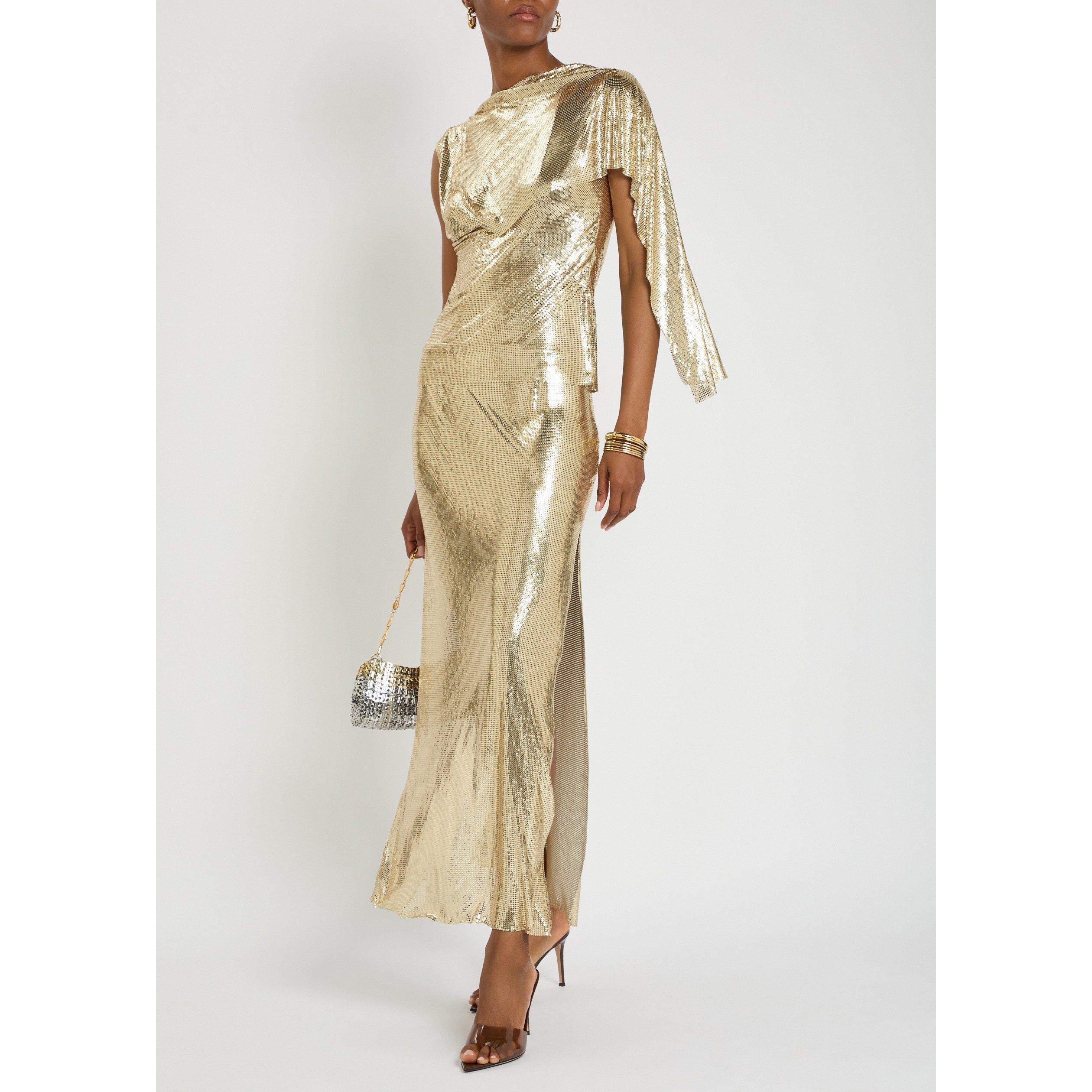 GOLD - Rabanne - Women's Chainmail Maxi Skirt - 5