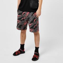 Billionaire Boys Club Printed Camo Jersey Shorts