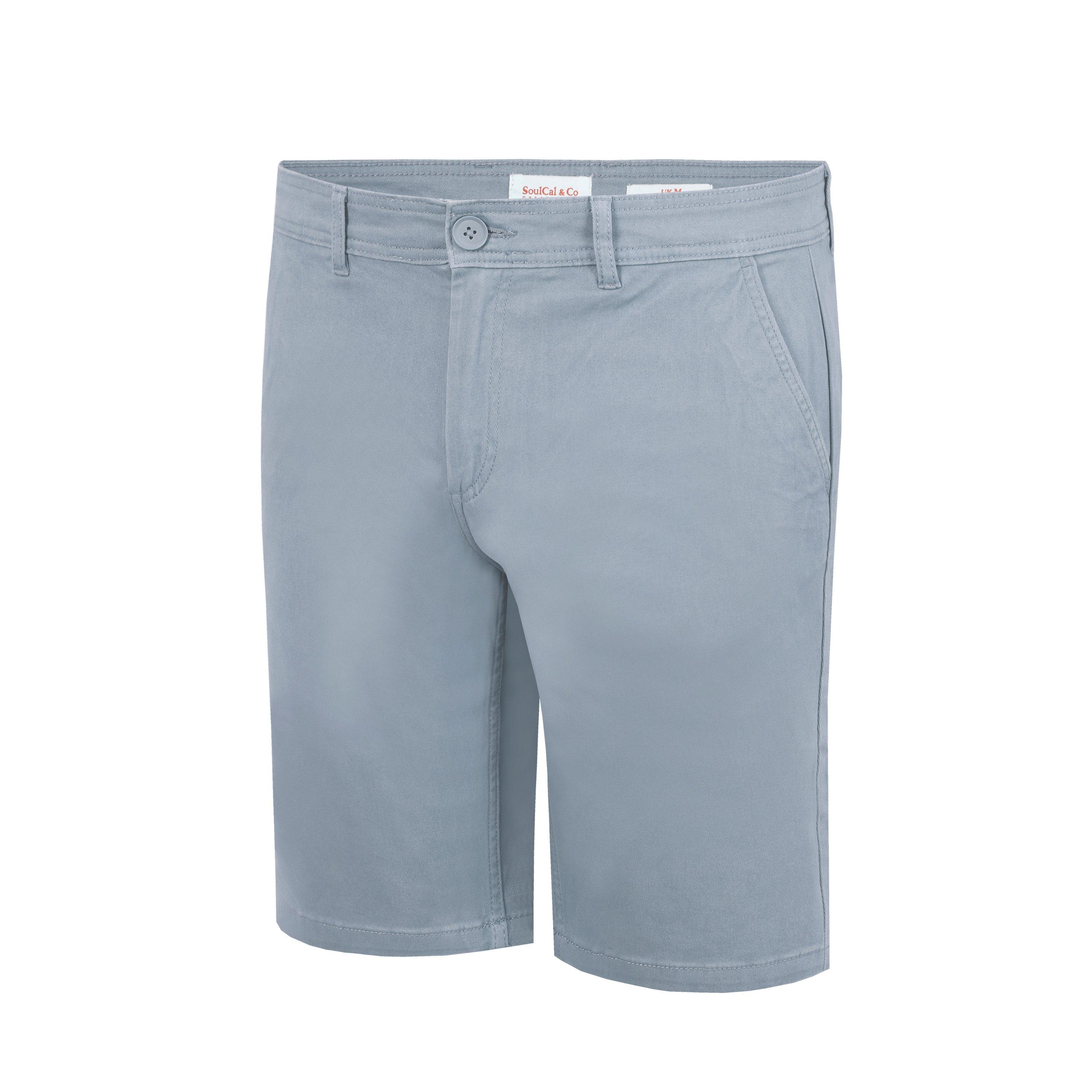 Lt Grey - SoulCal - Chino Short Mens - 3