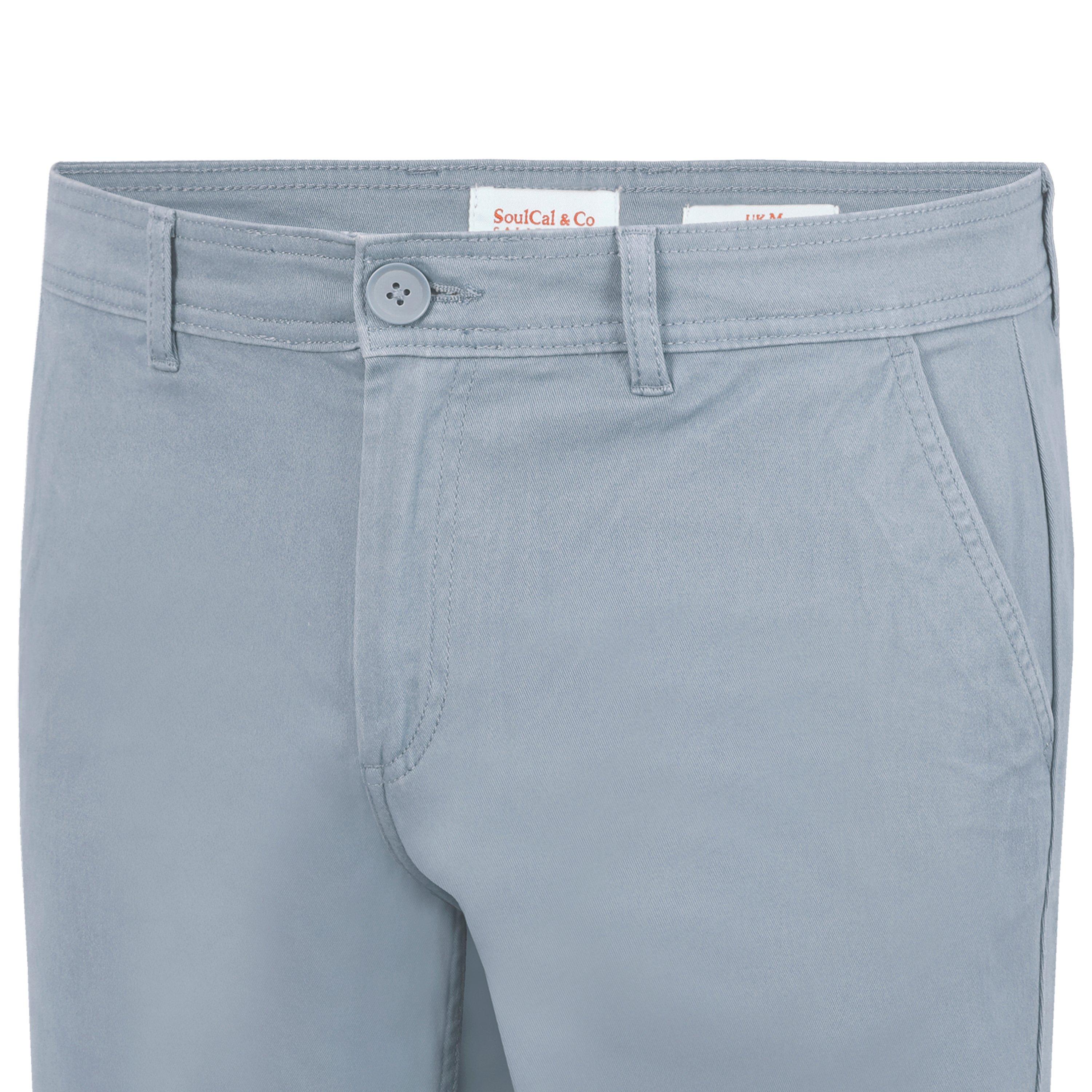Lt Grey - SoulCal - Chino Short Mens - 5
