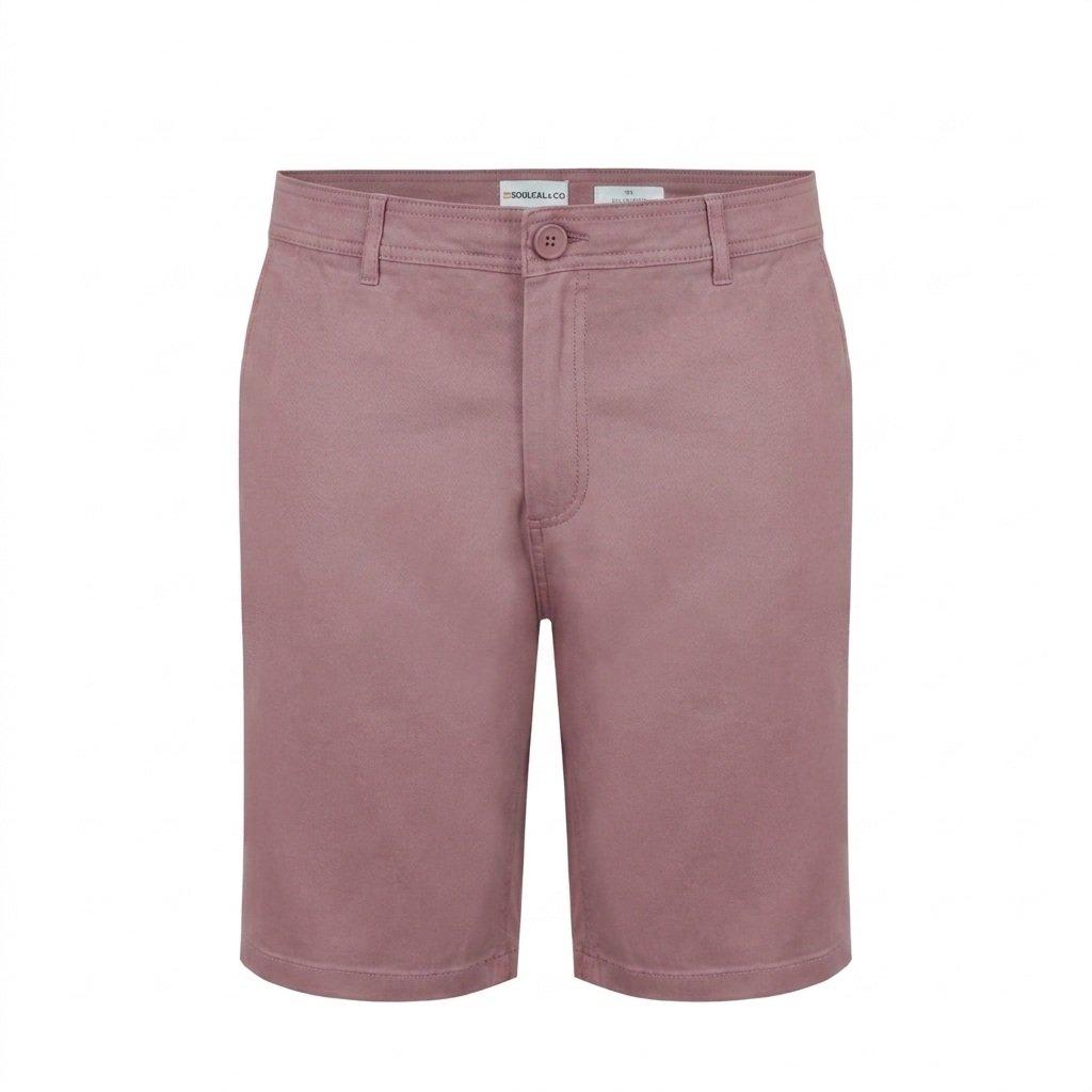 Soulcal Men's Chino Short - Mauve - S