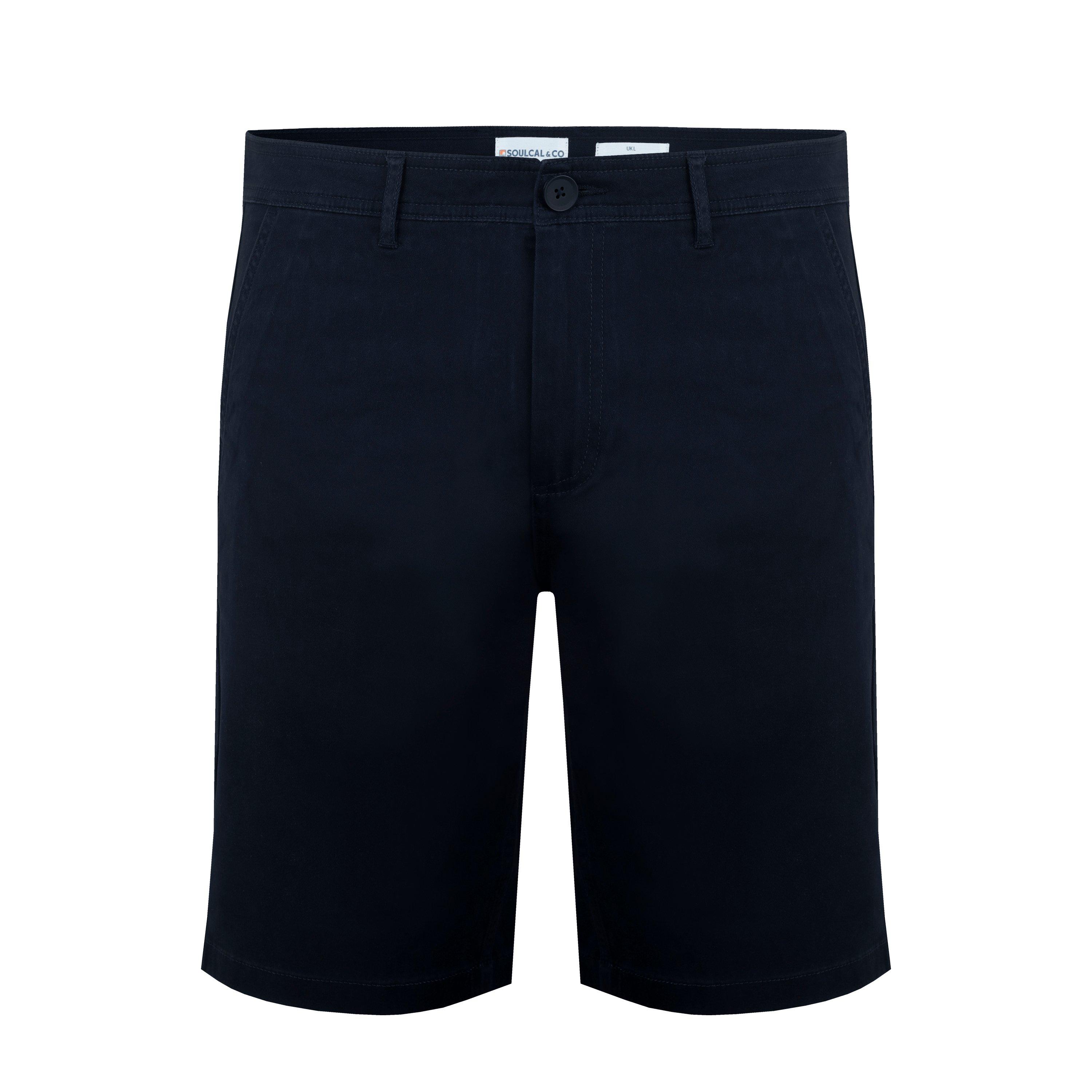 Soulcal Men's Chino Short - Black - 2XL