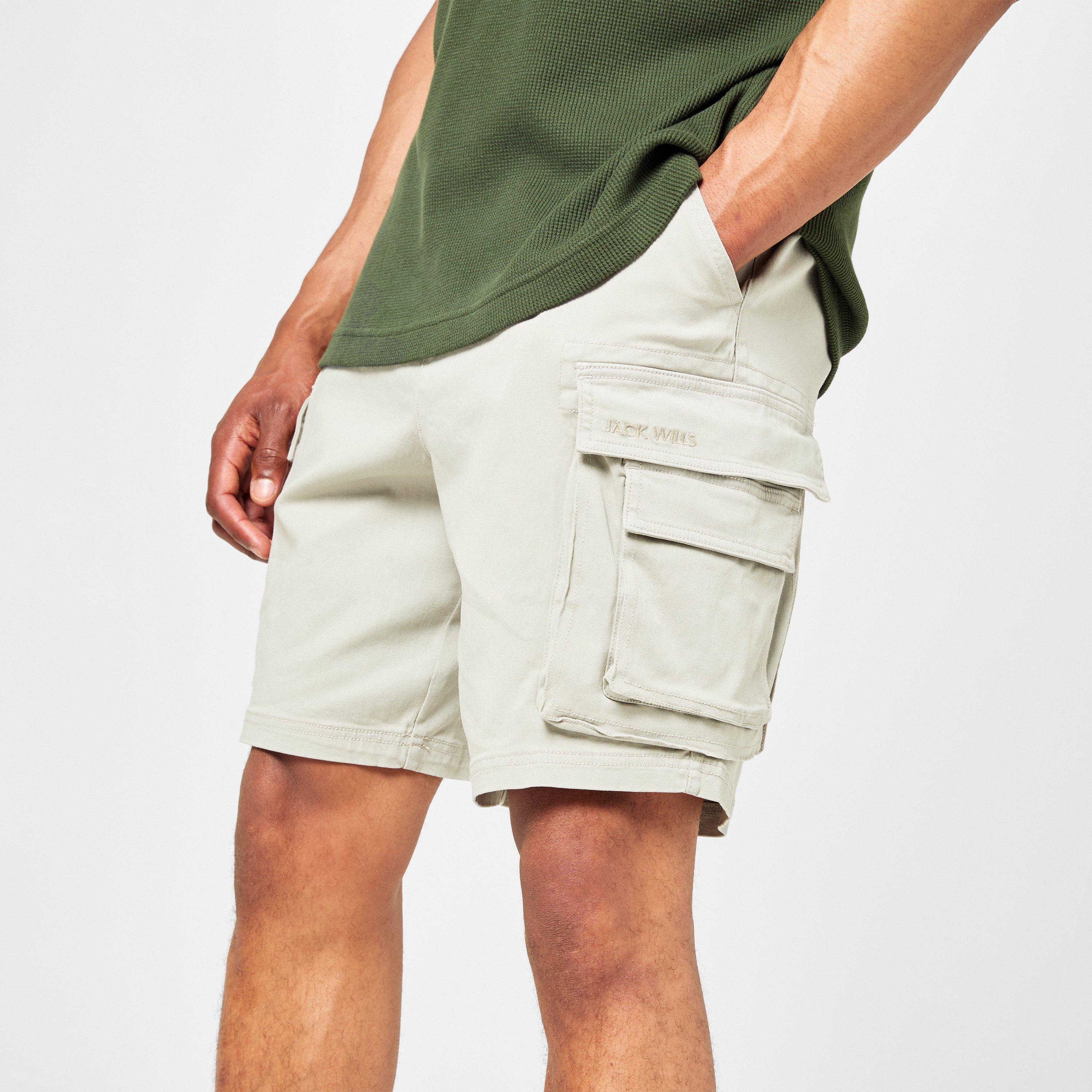 Chalk - Jack Wills - Pull On Cargo Shorts - 3