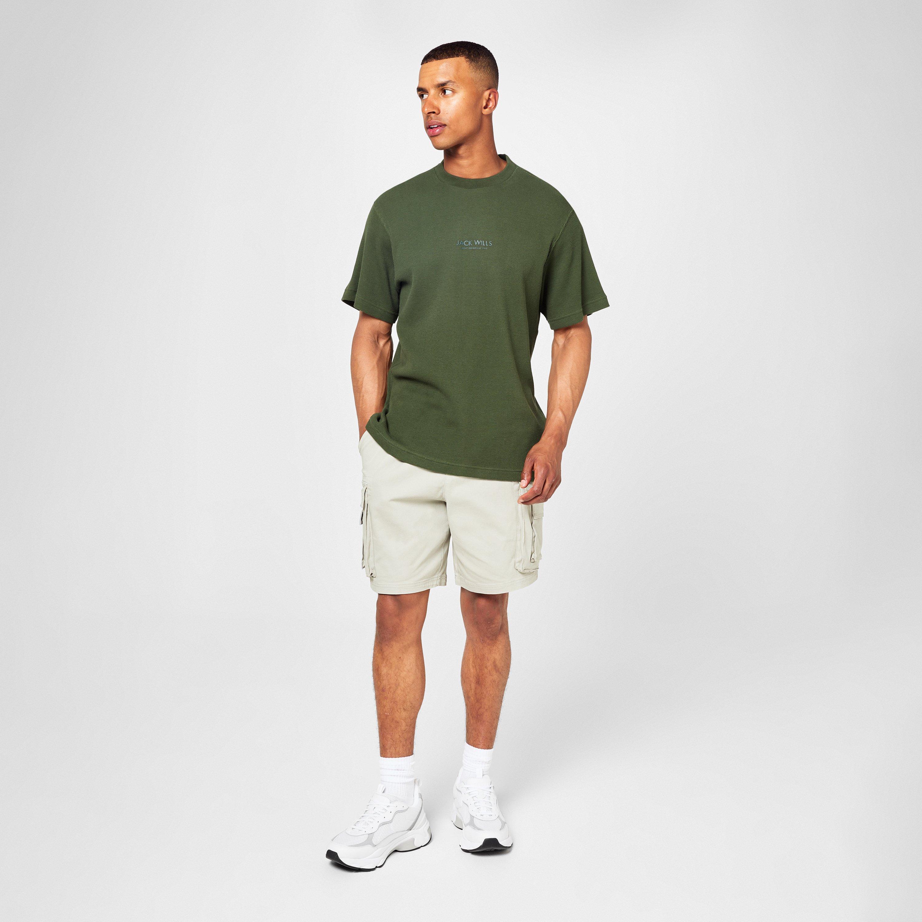 Chalk - Jack Wills - Pull On Cargo Shorts - 4
