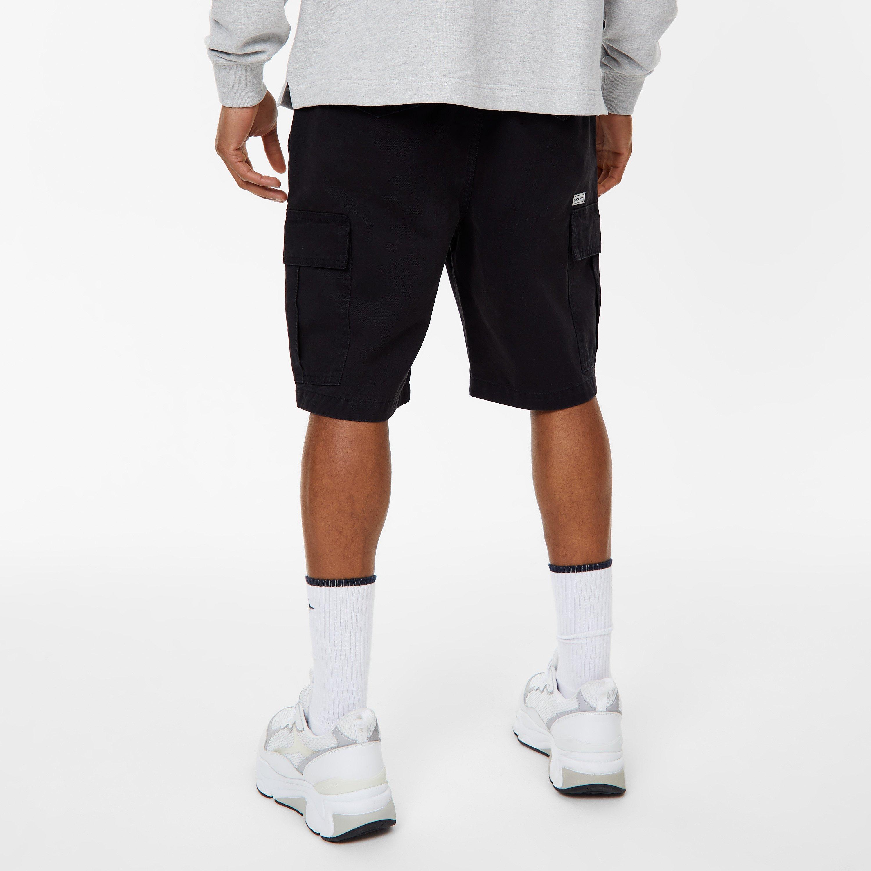 Black - Jack Wills - Twill Cargo Shorts - 2