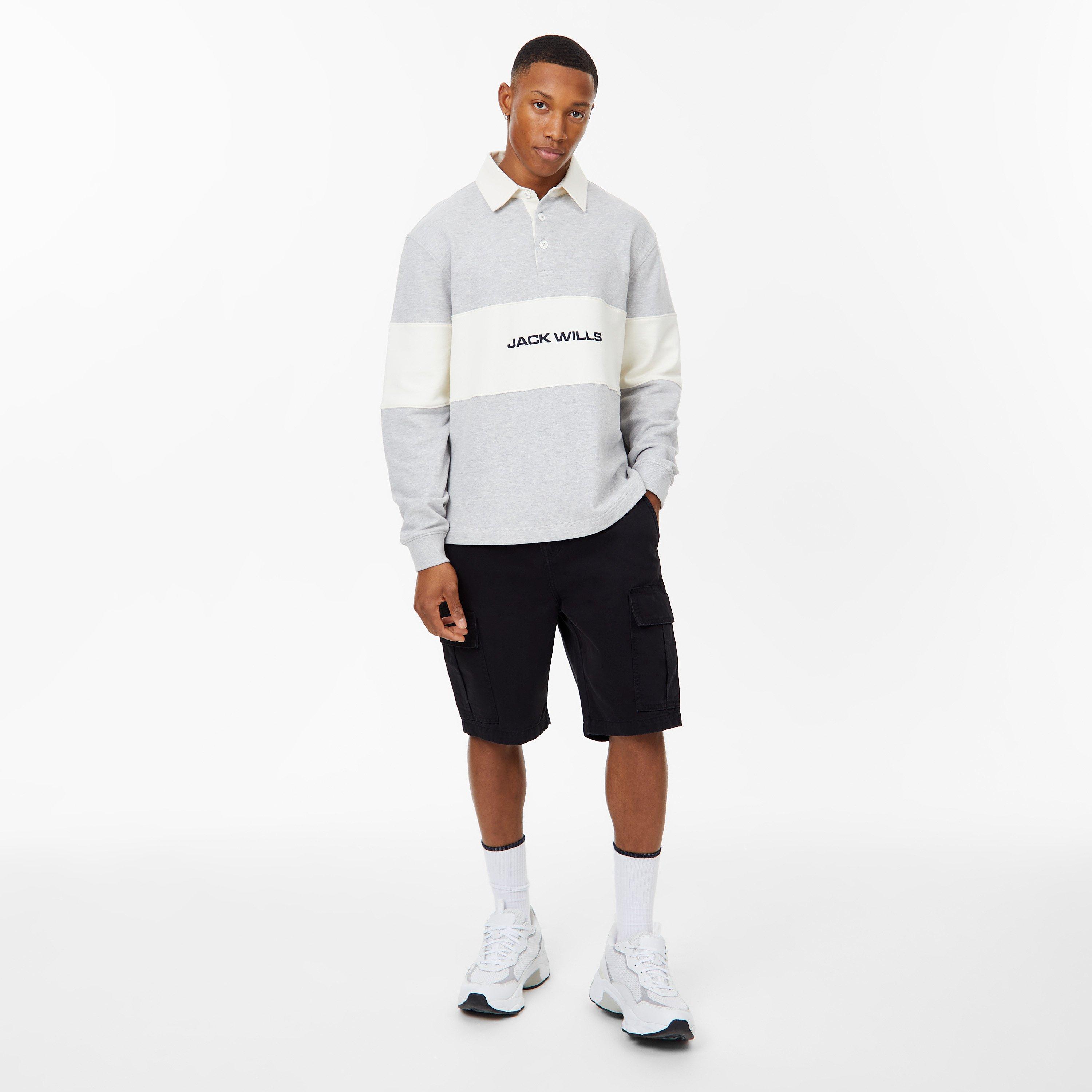 Black - Jack Wills - Twill Cargo Shorts - 4