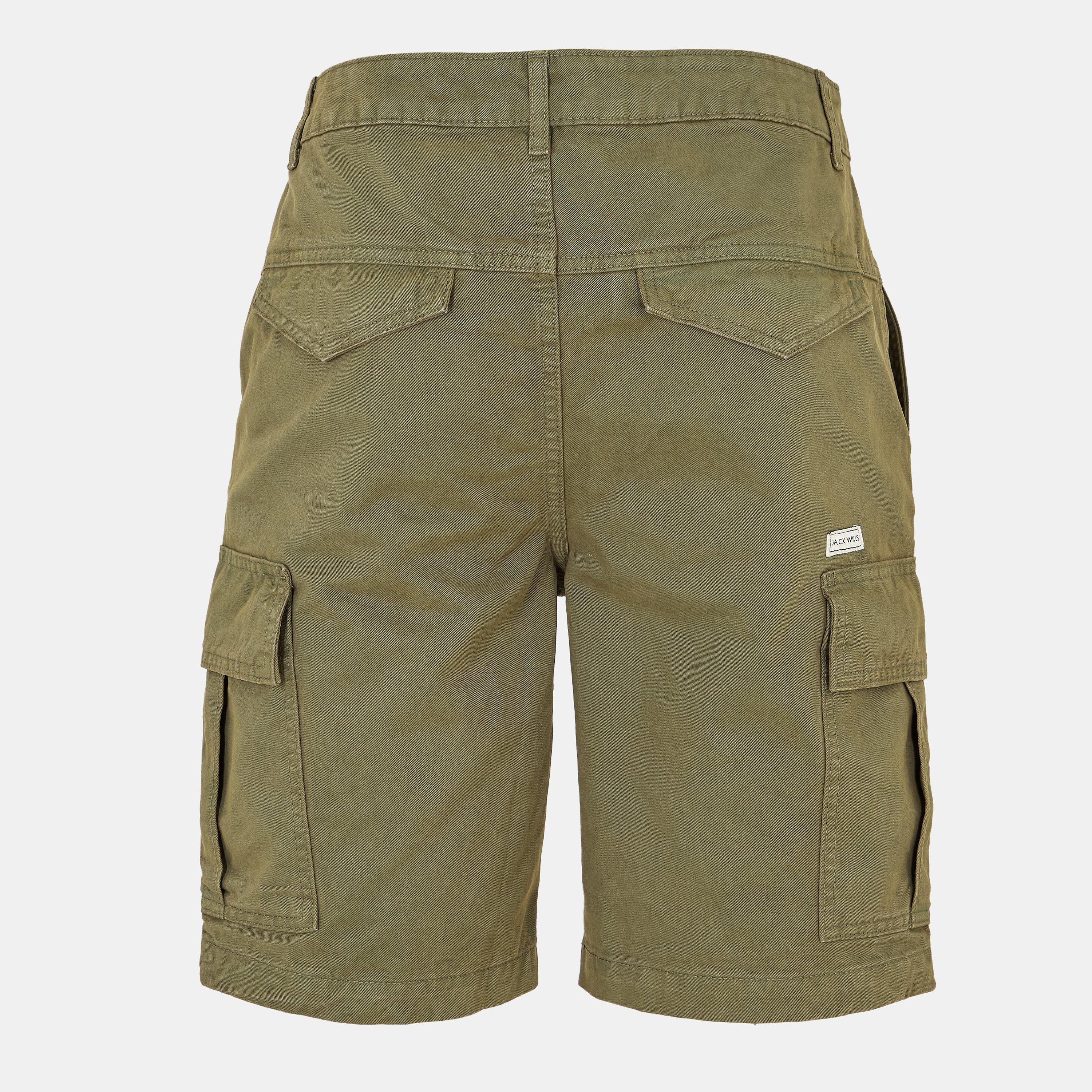 Khaki - Jack Wills - Twill Cargo Shorts - 2