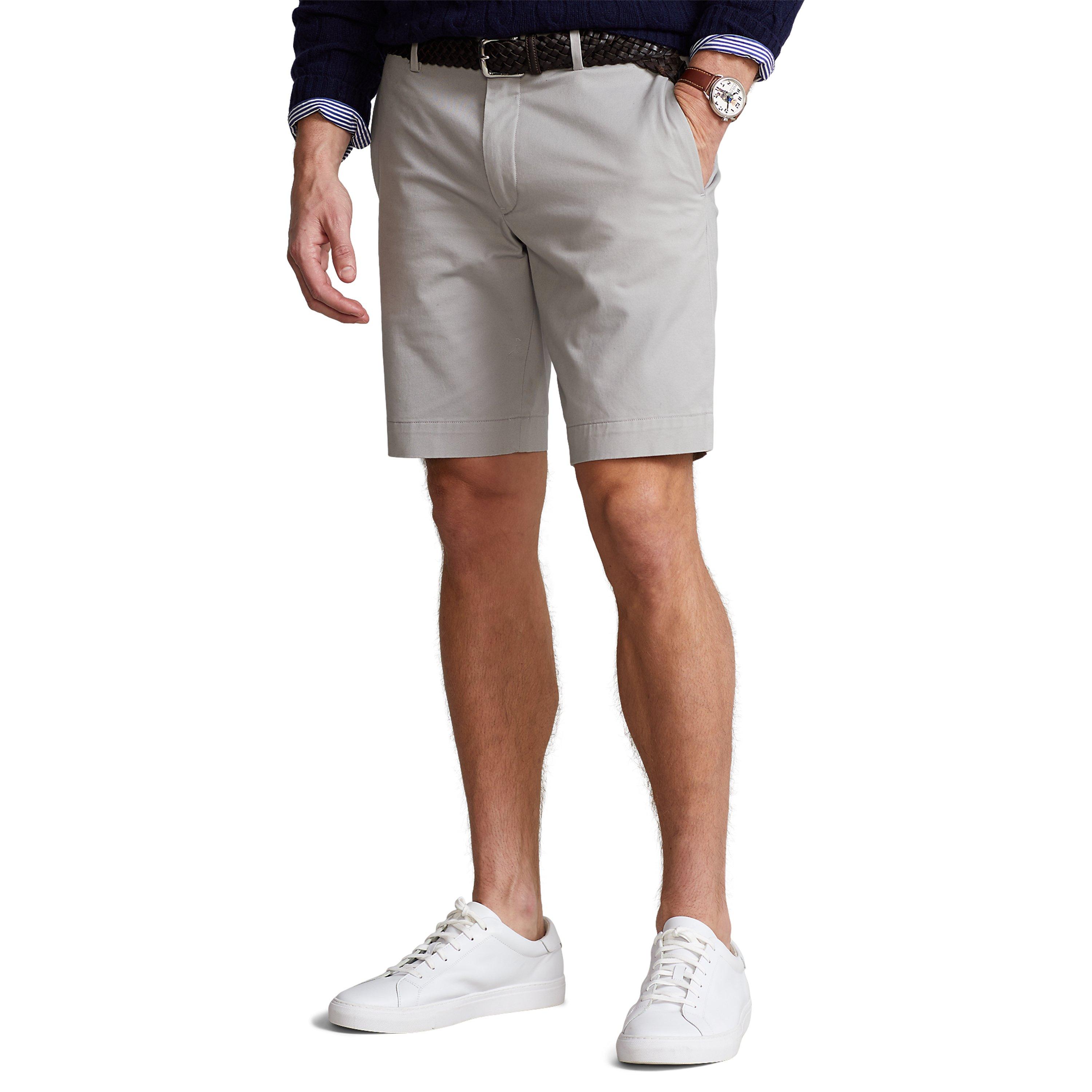 Soft Grey - Polo Ralph Lauren - Flat Shorts - 2