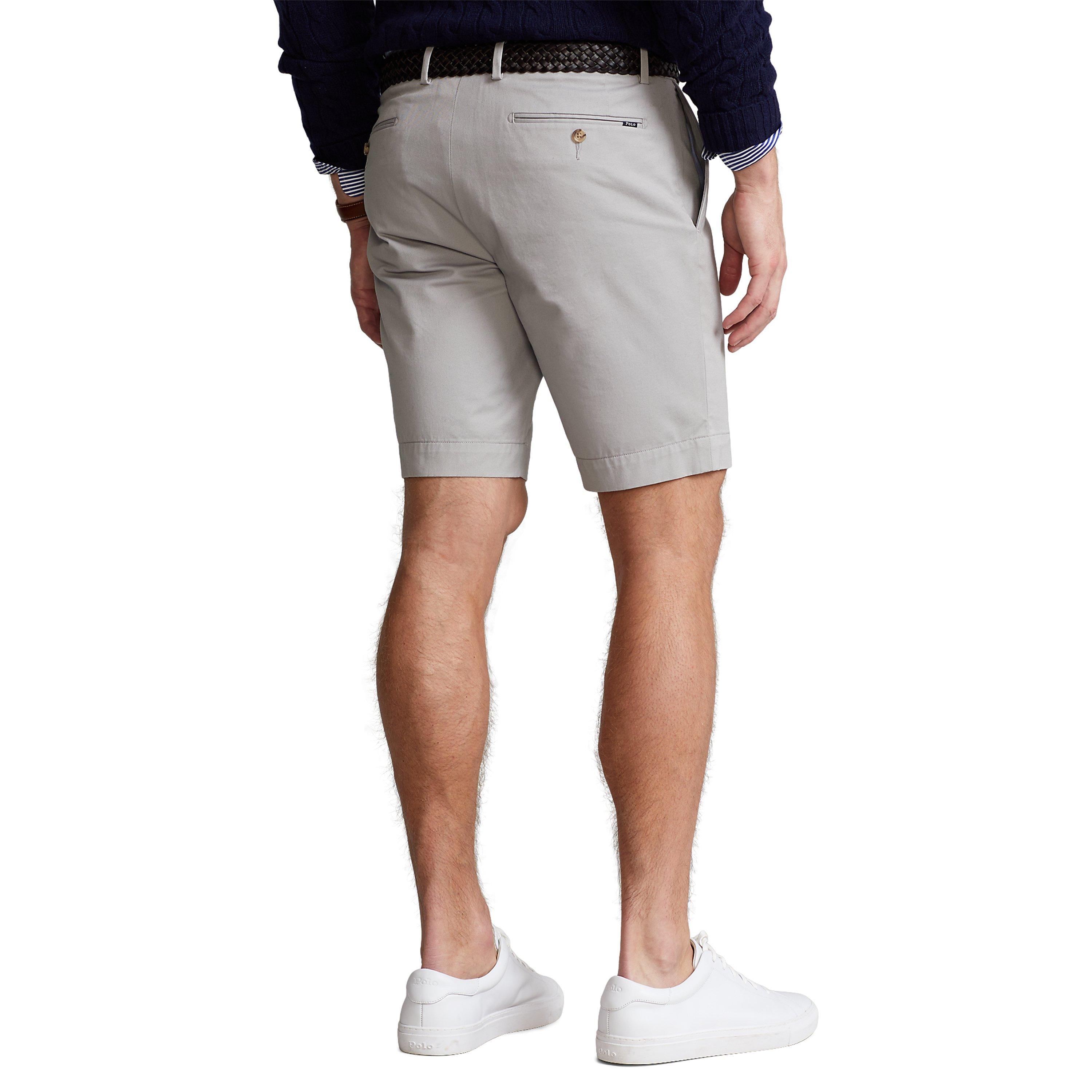 Soft Grey - Polo Ralph Lauren - Flat Shorts - 3
