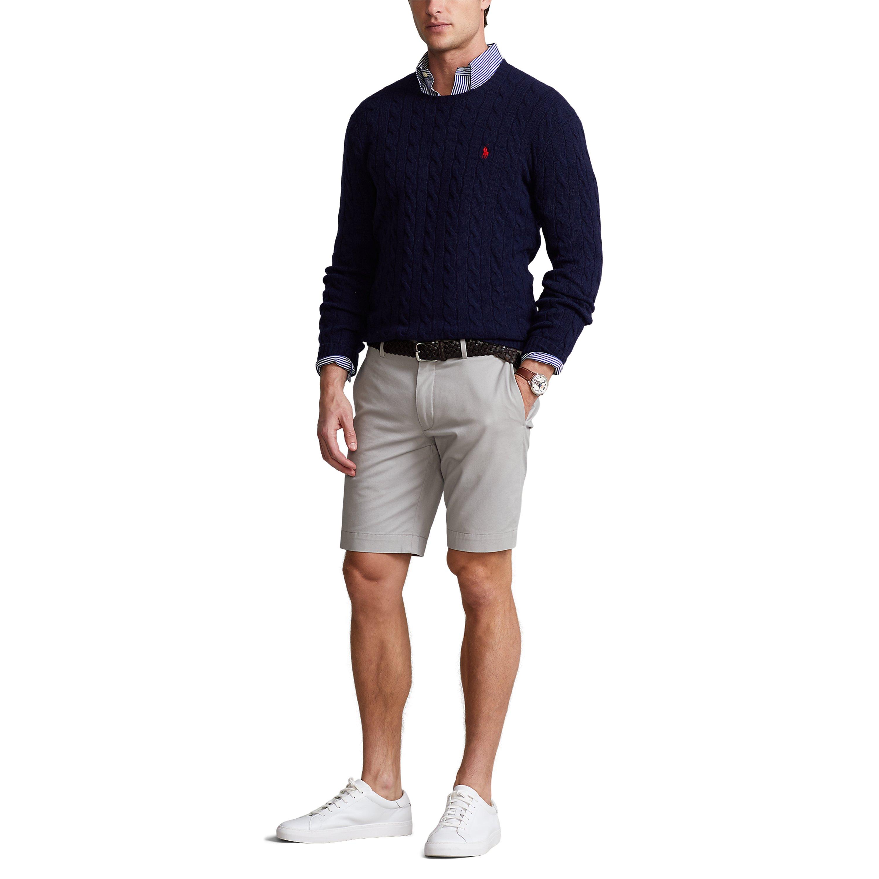 Soft Grey - Polo Ralph Lauren - Flat Shorts - 4