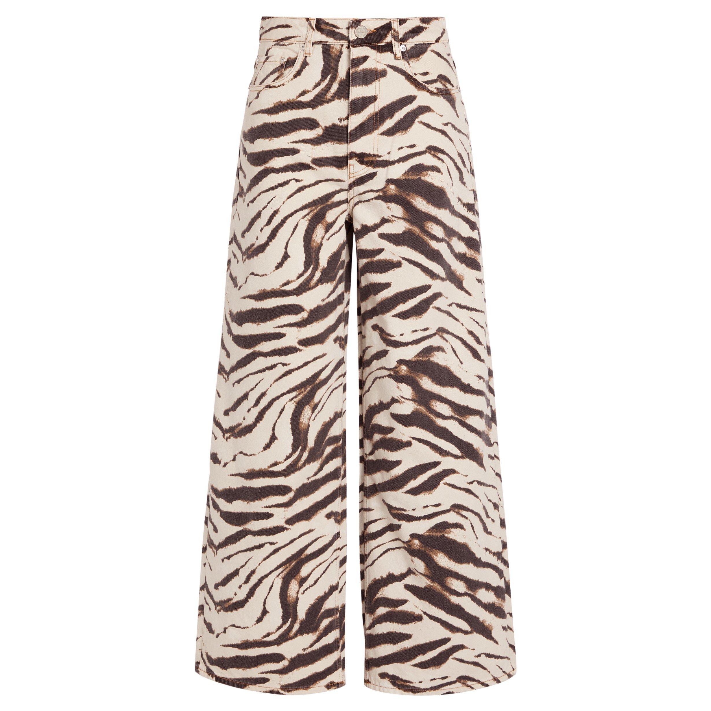 WHITE AND OTHER - Ganni - J Print Denim Lari Jeans