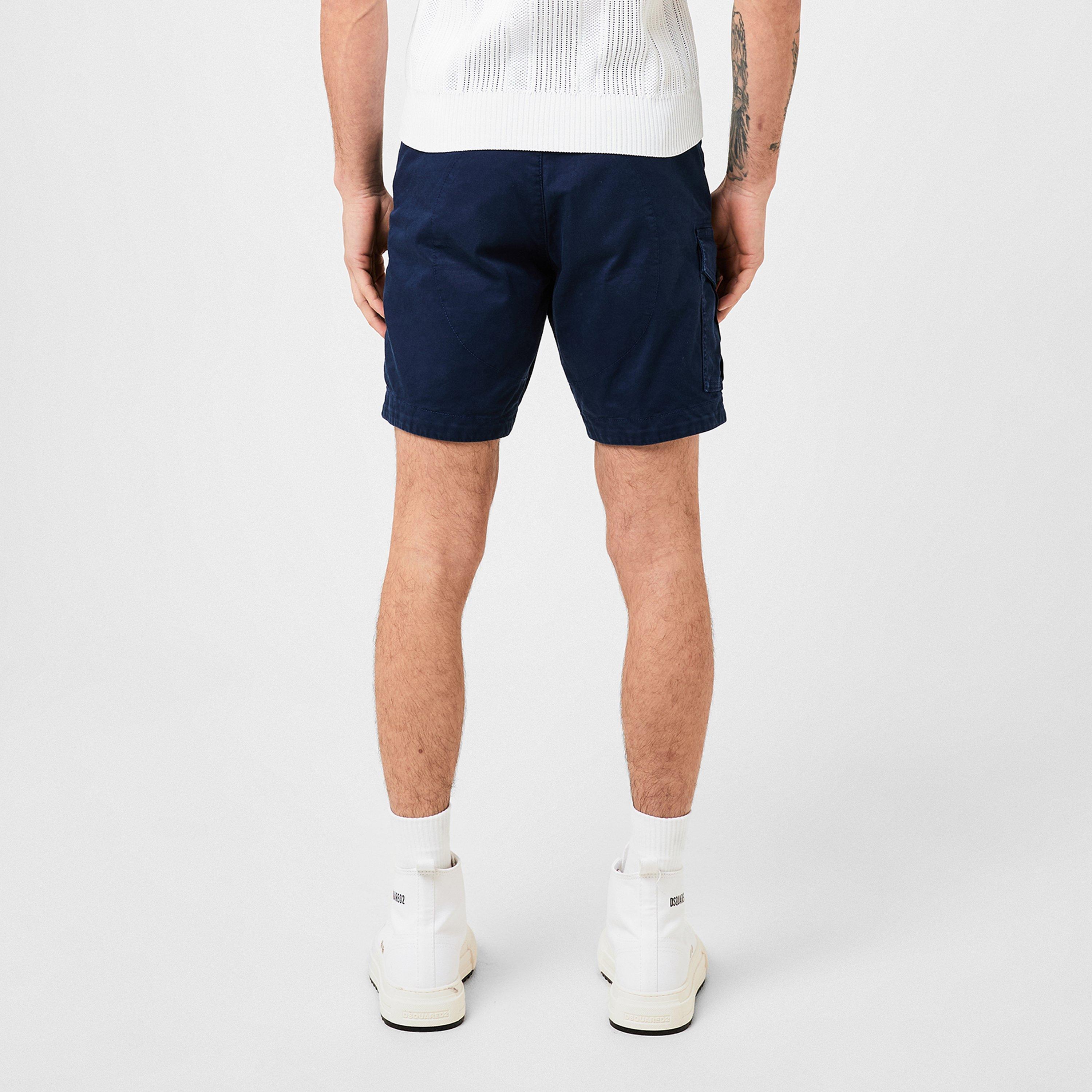 Navy Blue - DSquared2 - Sexy Cargo Shorts - 4