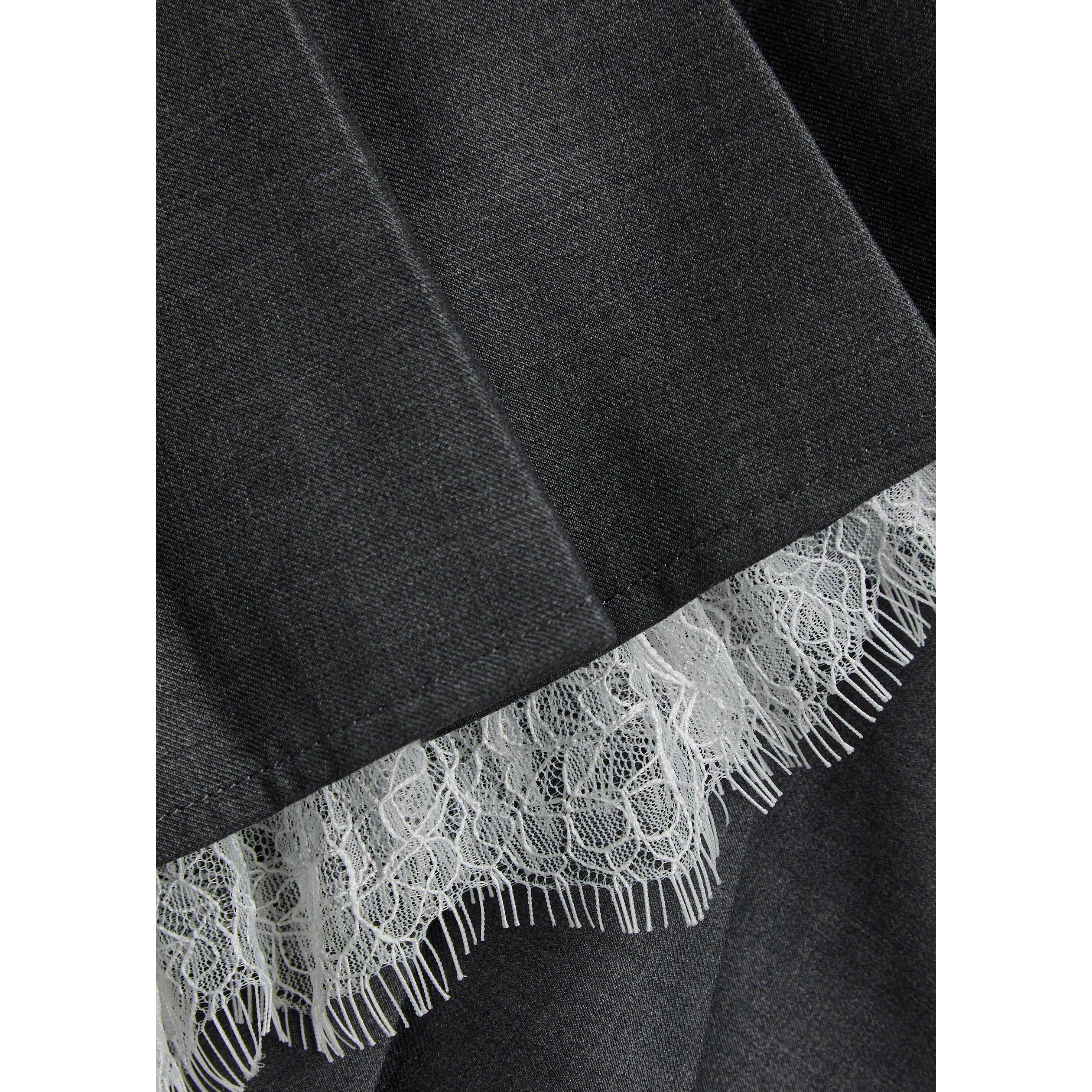 GREY - Self Portrait - SS PLEATED MINI SKIRT - 4