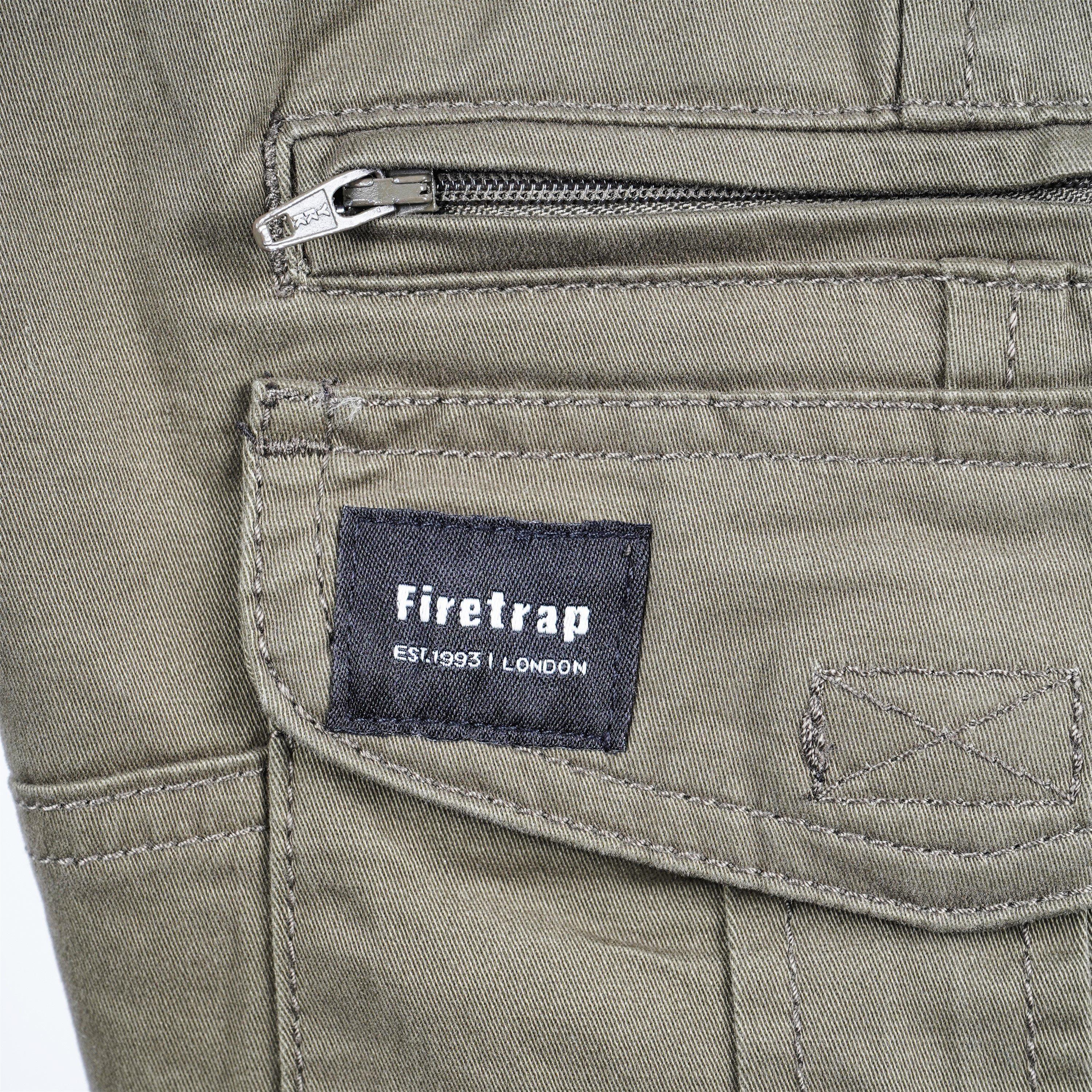 Khaki - Firetrap - Cargo Shorts Juniors - 4