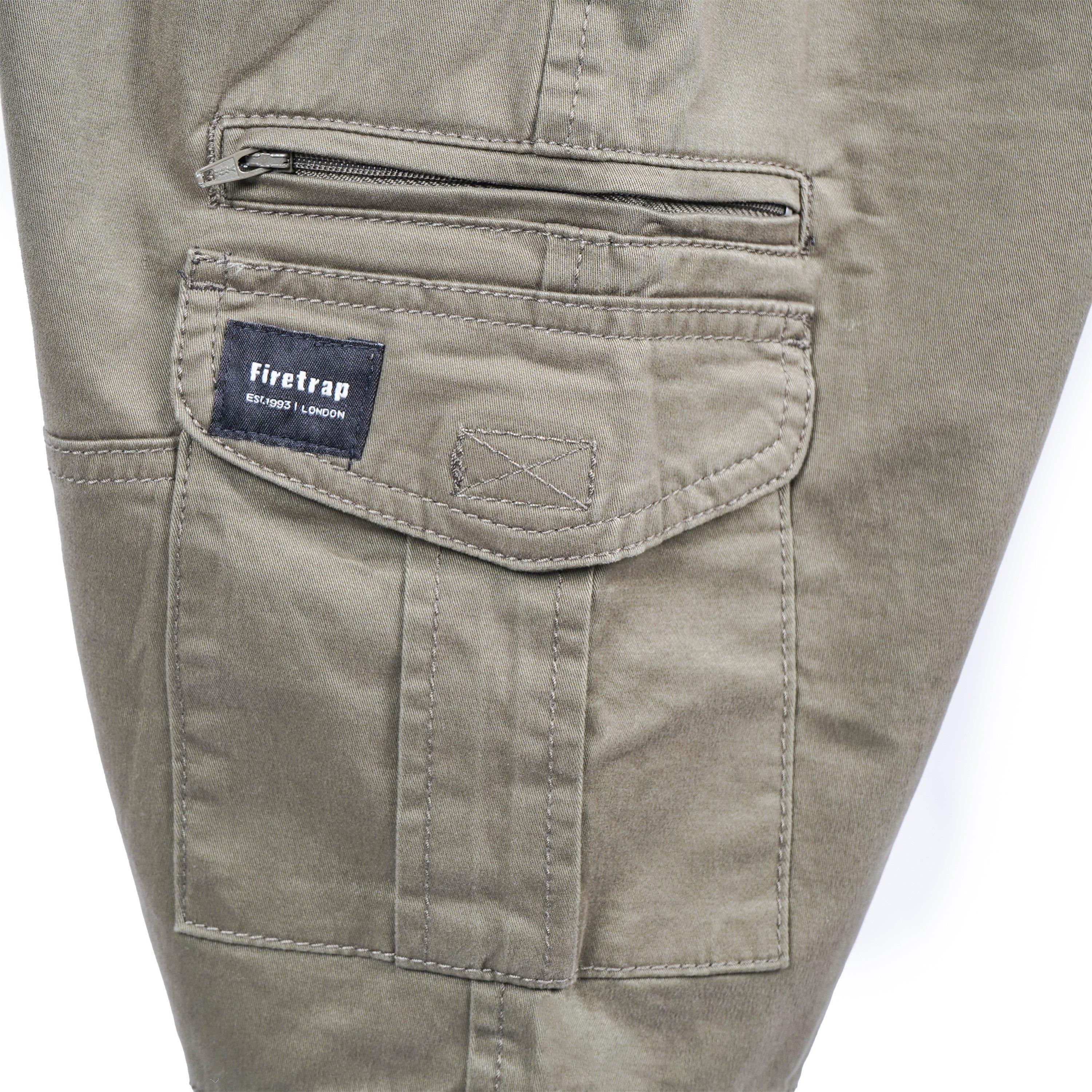 Khaki - Firetrap - Cargo Shorts Juniors - 5