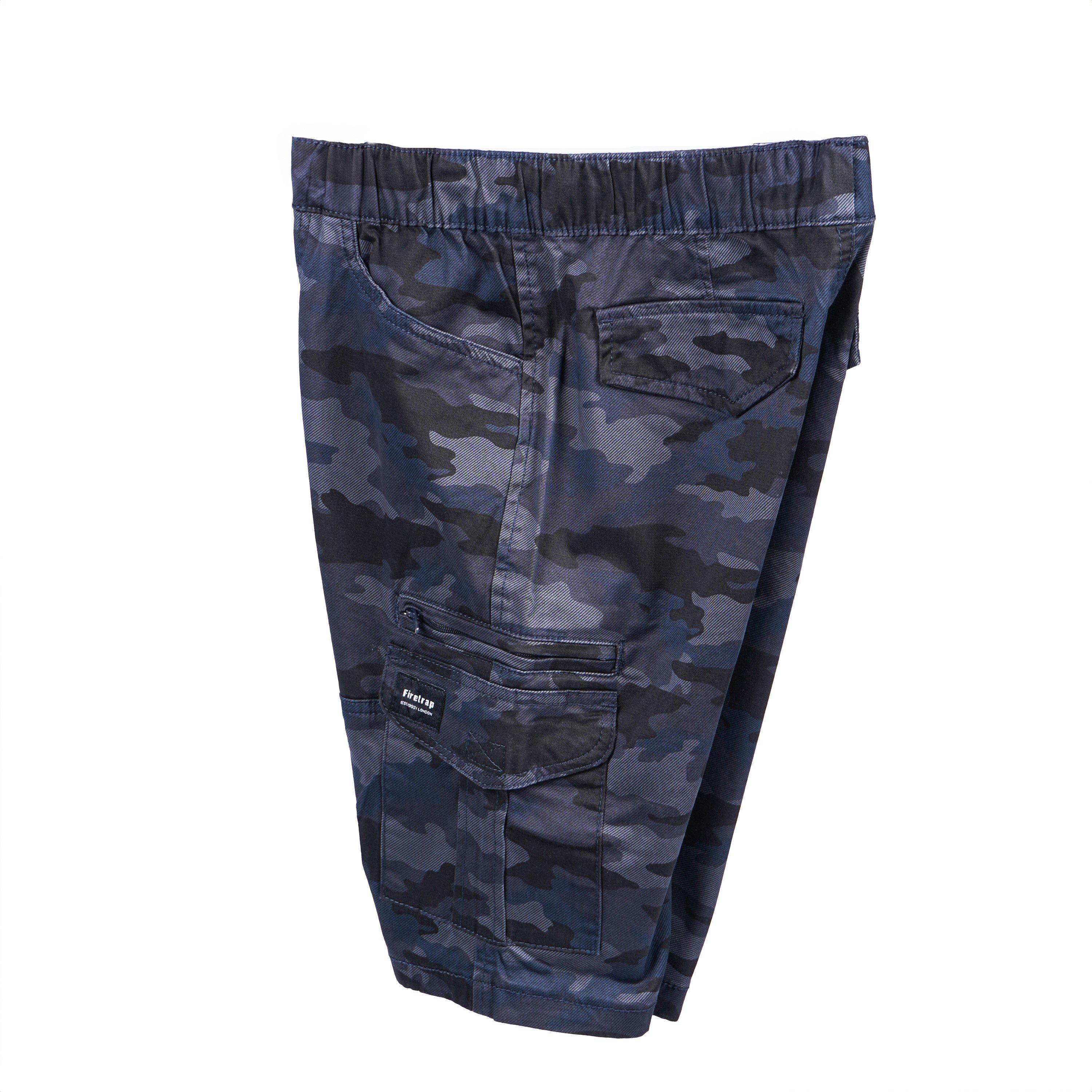 Navy Camo - Firetrap - Cargo Shorts Juniors - 3