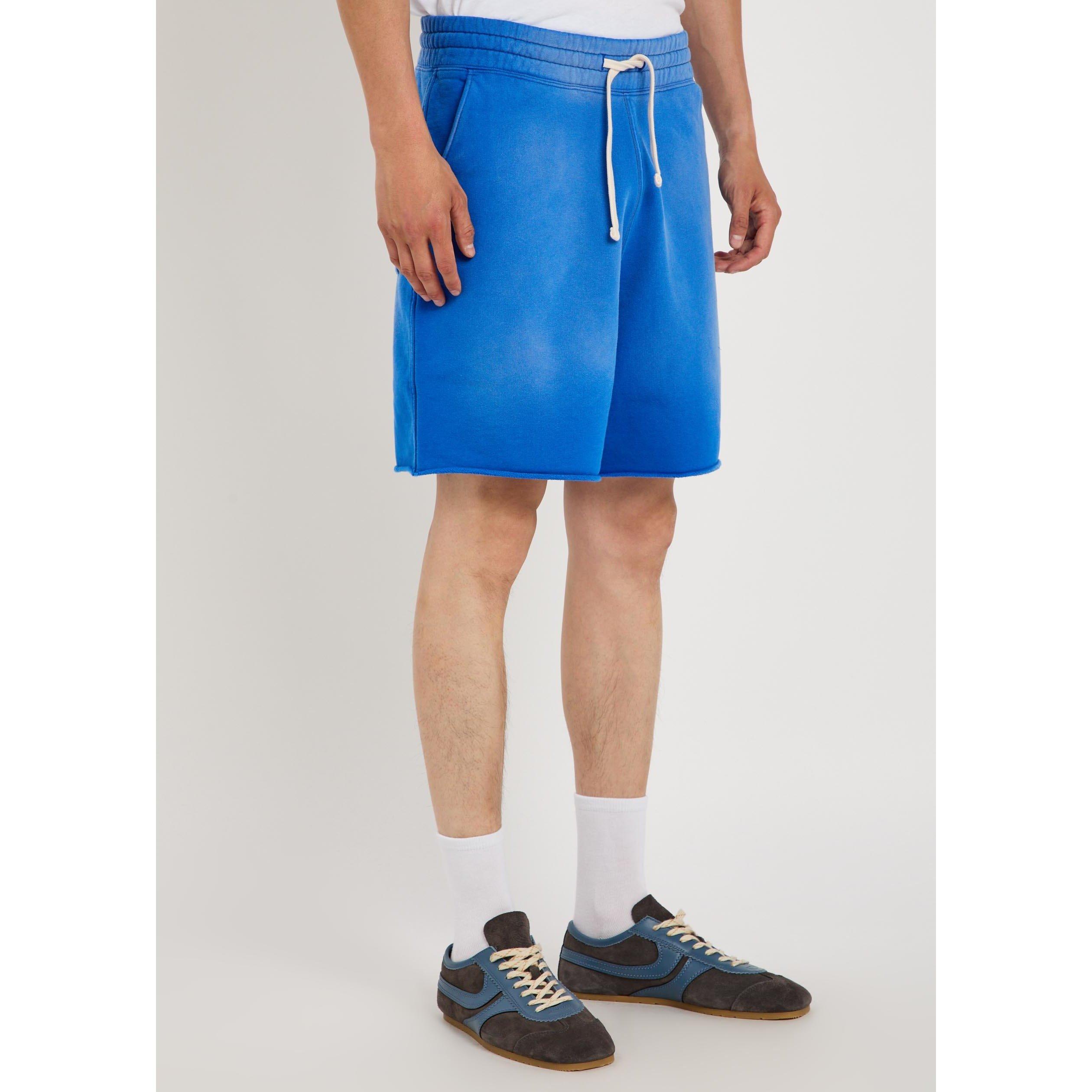 ROYAL BLUE - PICANTE - Men's Cotton Jogger Shorts - 2