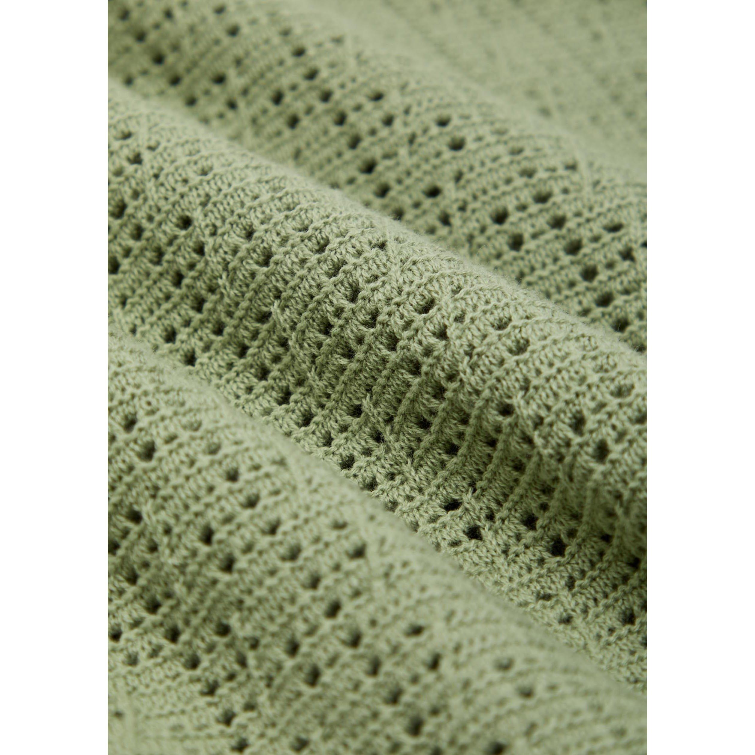 LIGHT GREEN - Percival - Men's Cotton Short-Sleeve Knitted T-Shirt - 4