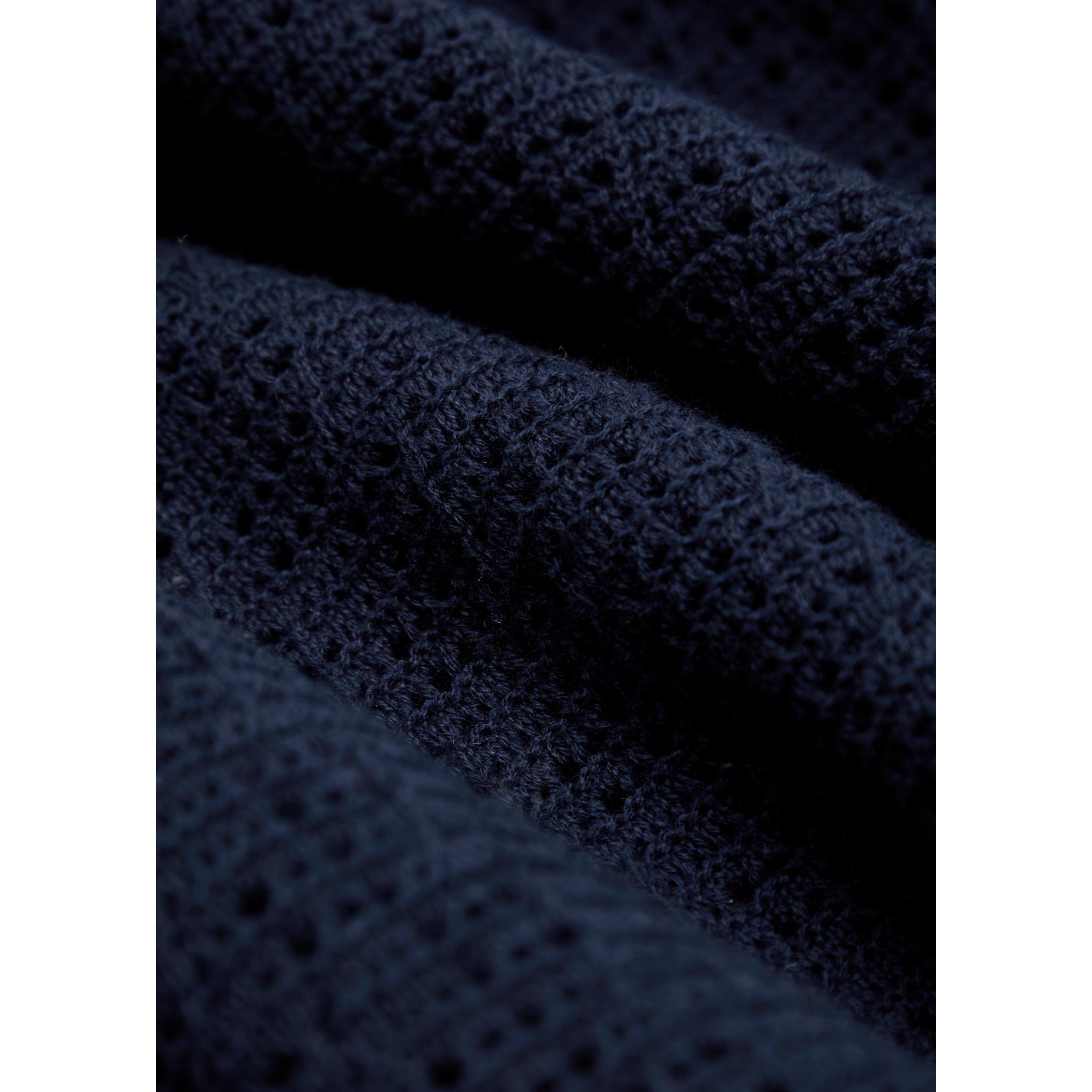 NAVY - Percival - Men's Cotton Crew-Neck Short-Sleeve Knitted T-Shirt - 4